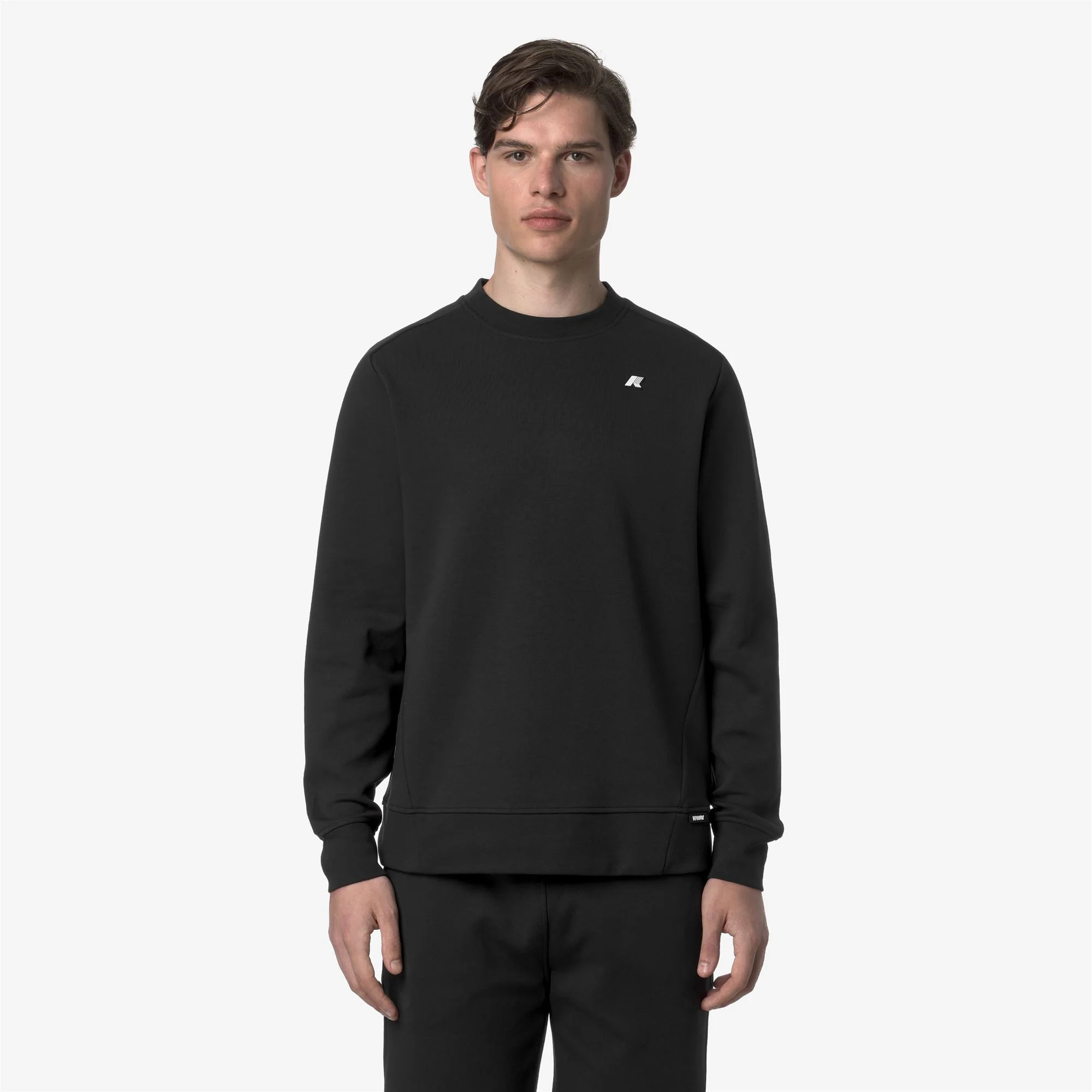 MEDINE INTERLOCK - Fleece - Jumper - Man - BLACK PURE - Image 3