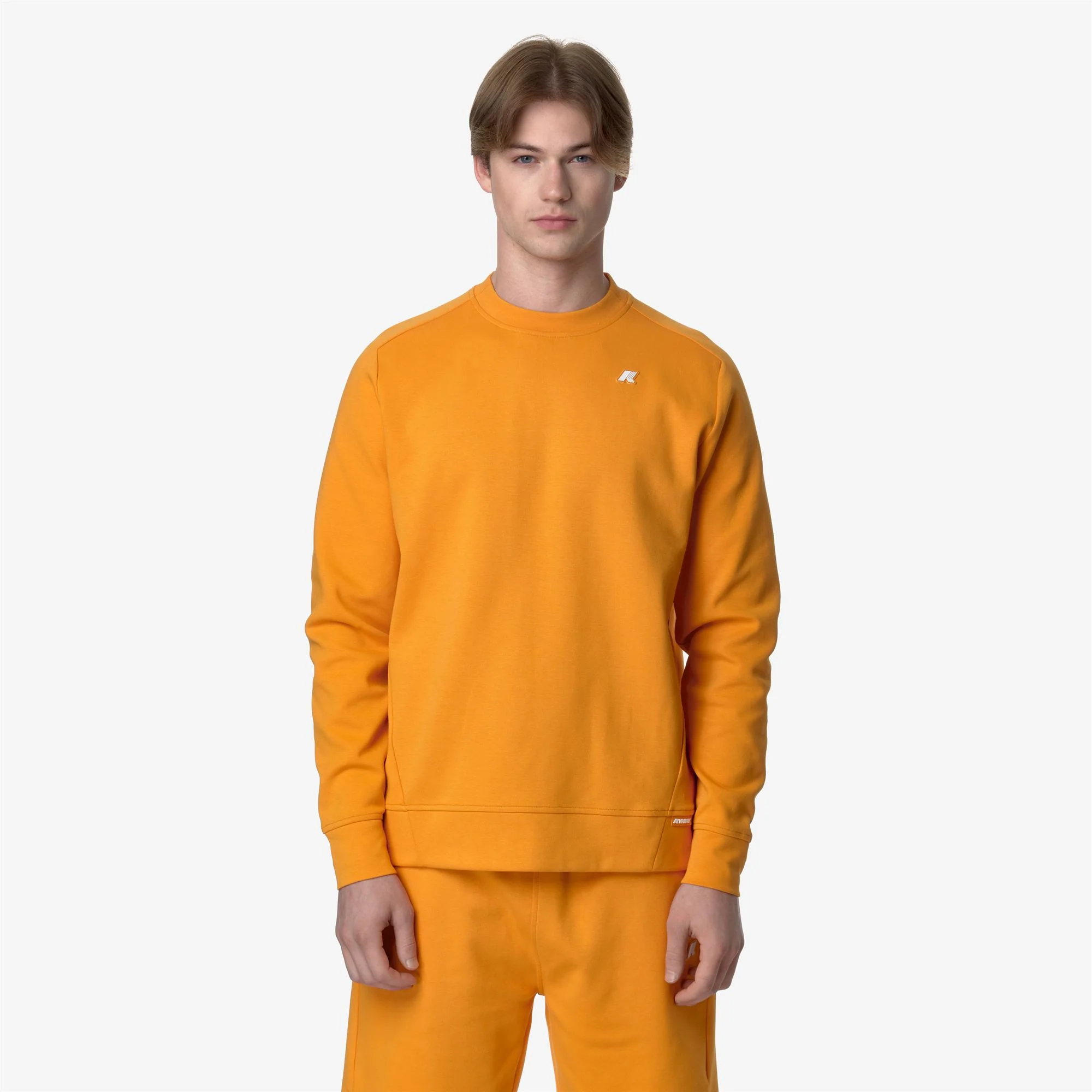 MEDINE INTERLOCK - Fleece - Jumper - Man - ORANGE MD - Image 3