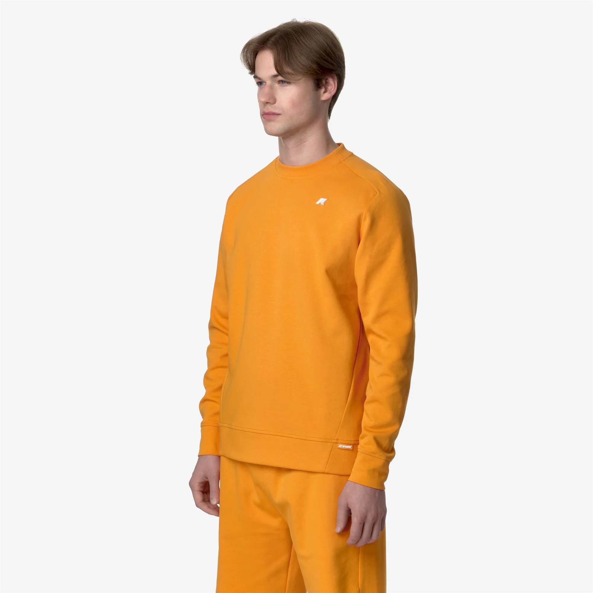 MEDINE INTERLOCK - Fleece - Jumper - Man - ORANGE MD - Image 4