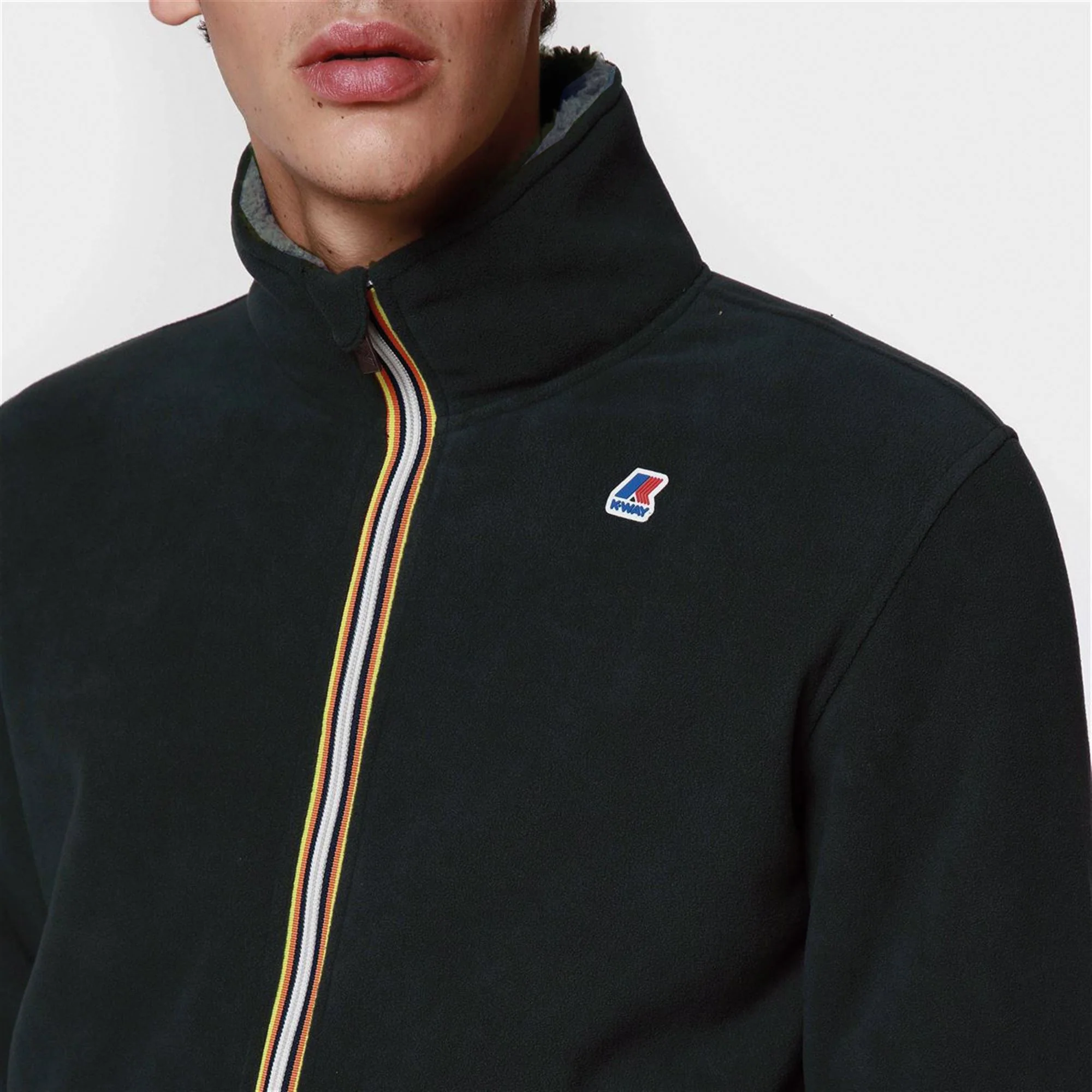 PASCAL POLAR - Fleece - Jacket - Man - BLACK PURE-GREY SMOKED - Image 2