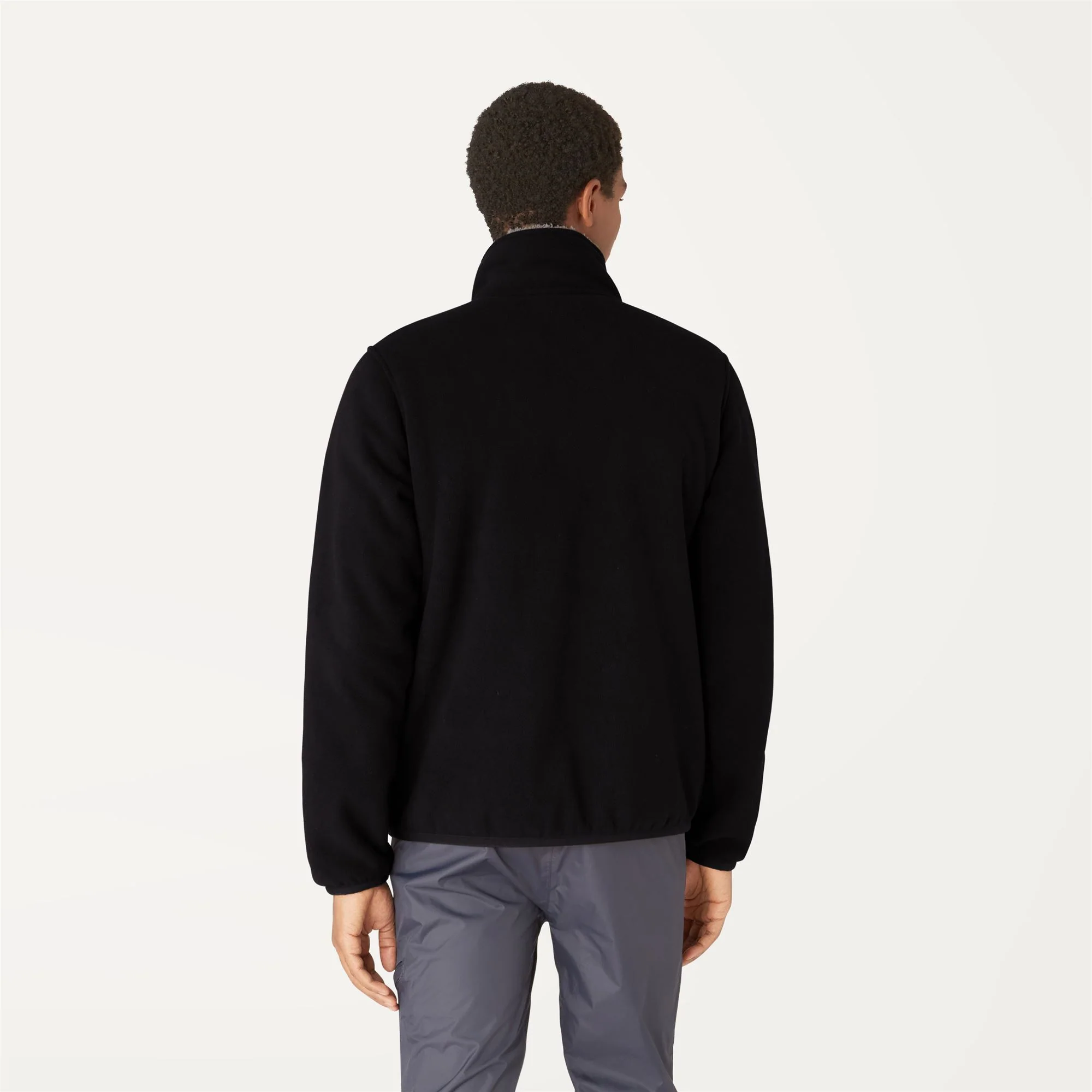PASCAL POLAR - Fleece - Jacket - Man - BLACK PURE-GREY SMOKED - Image 5