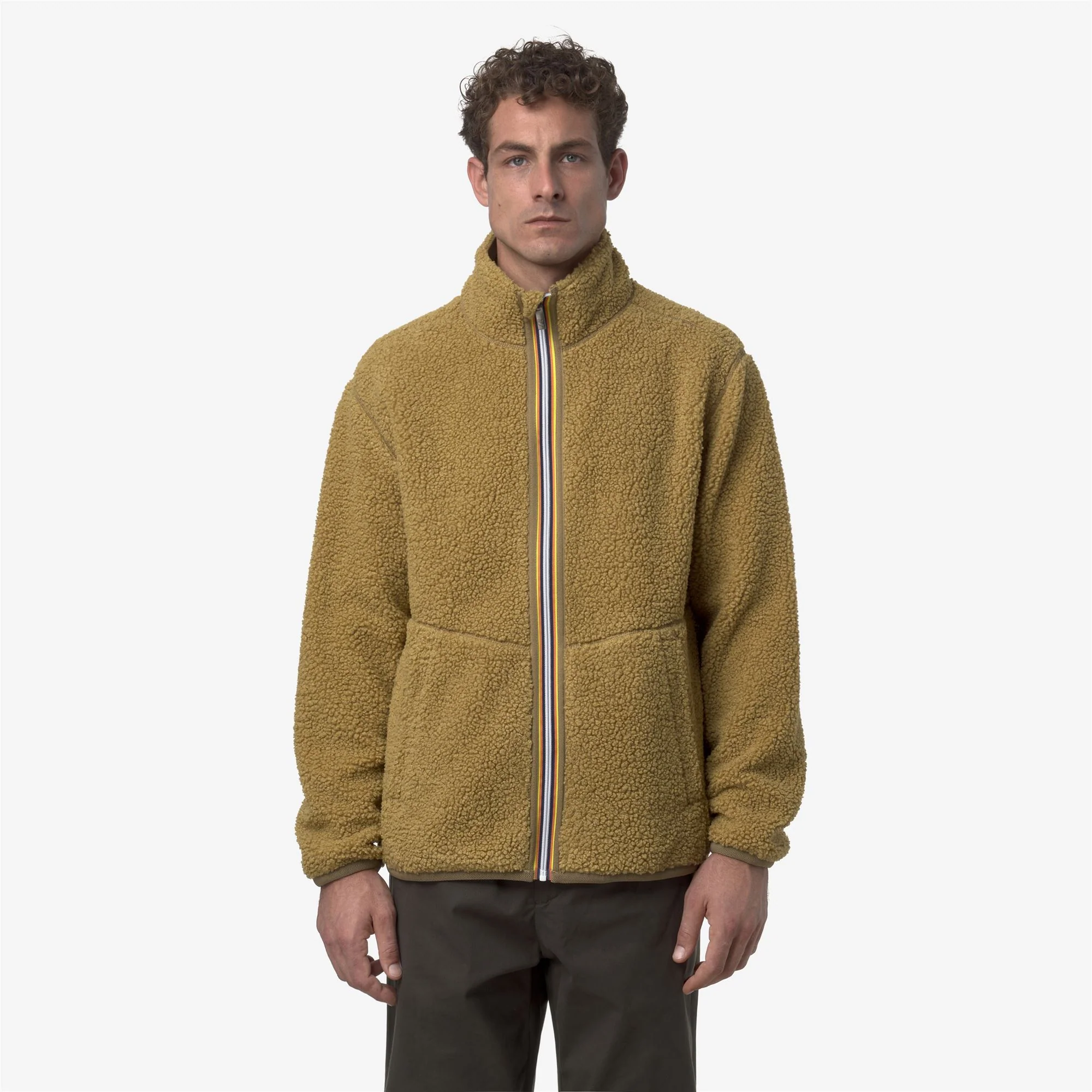 PASCAL SHERPA POLAR REVERSIBLE - Fleece - Jacket - Man - BEIGE SEED COMBO - Image 4