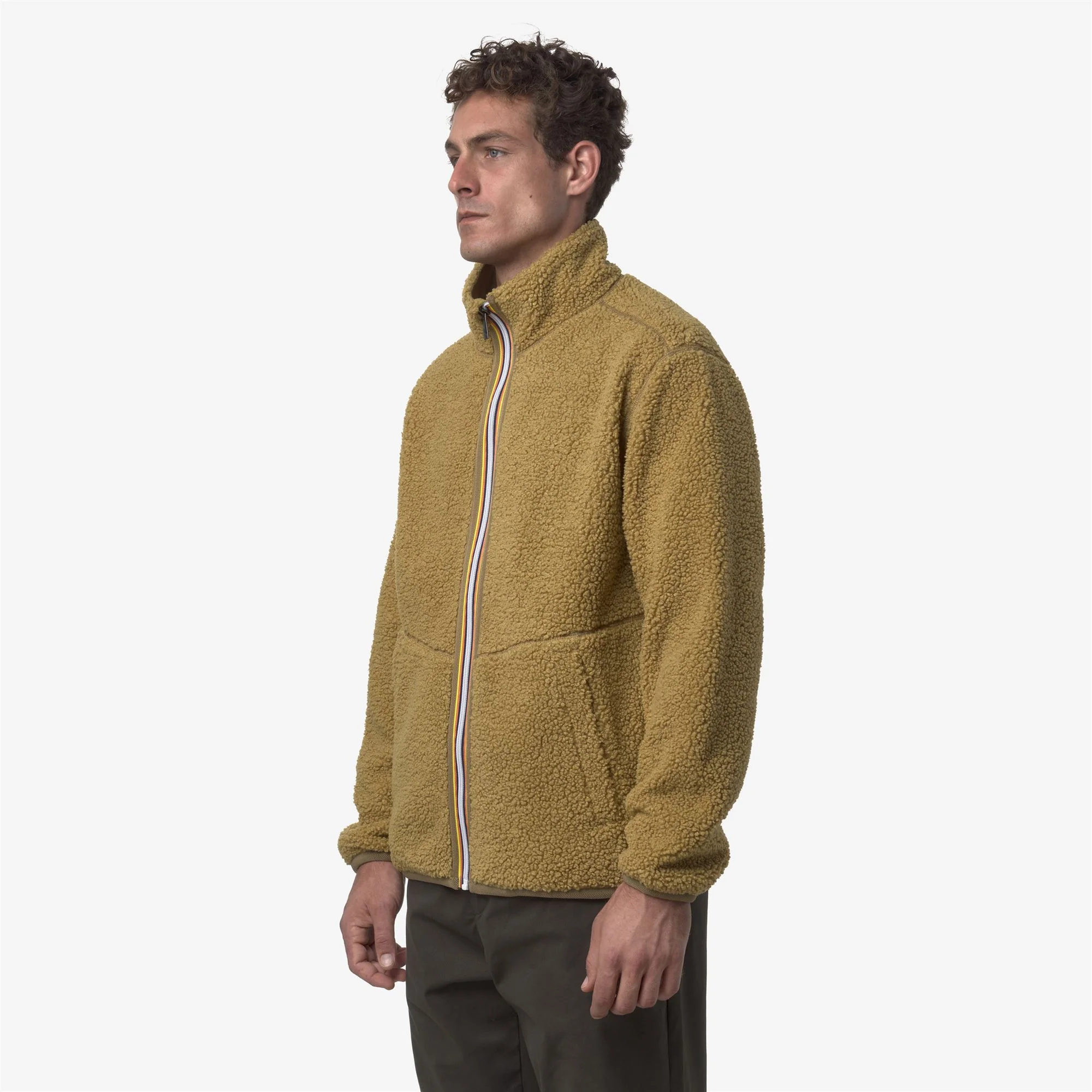 PASCAL SHERPA POLAR REVERSIBLE - Fleece - Jacket - Man - BEIGE SEED COMBO - Image 5