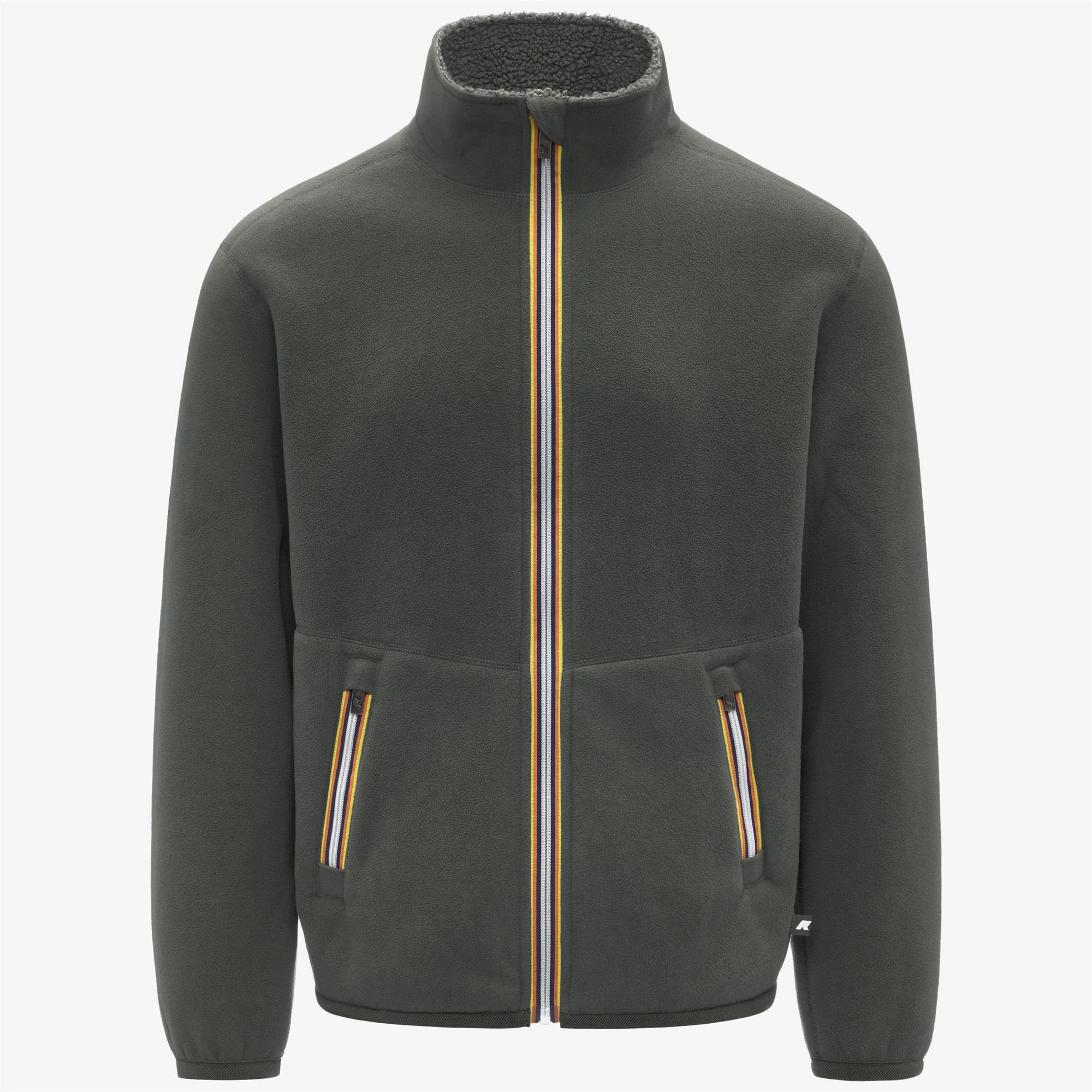 PASCAL SHERPA POLAR REVERSIBLE - Fleece - Jacket - Man - GREEN BLACKISH COMBO - Image 2