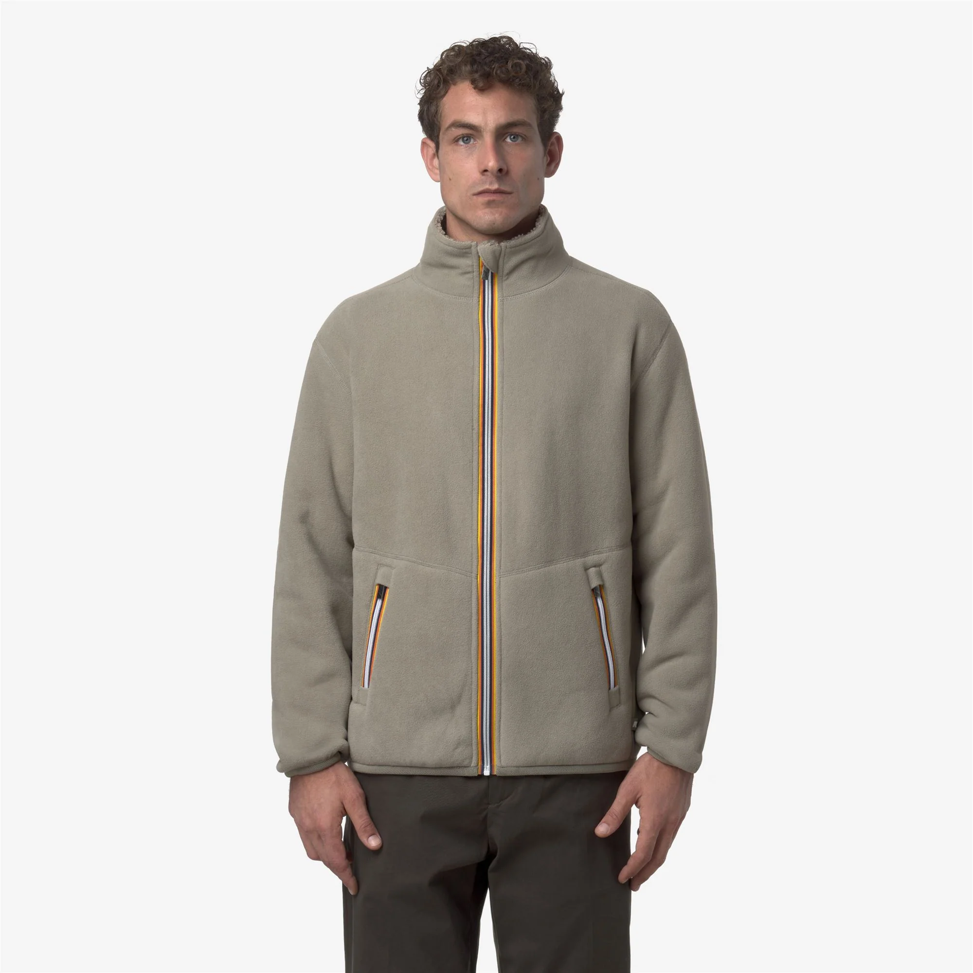 PASCAL SHERPA POLAR REVERSIBLE - Fleece - Jacket - Man - GREEN OAK-GREEN OAK - Image 3