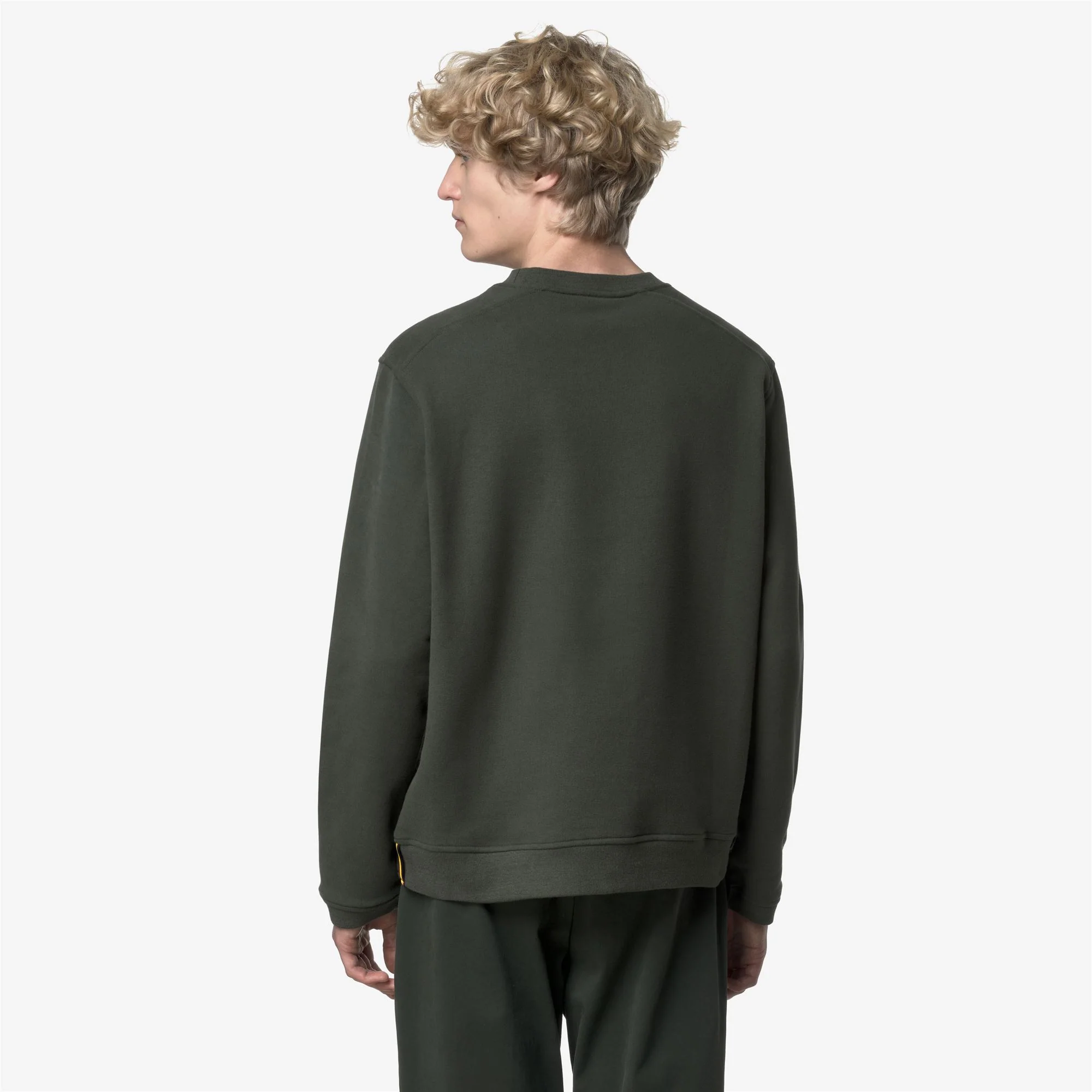 PERRUEL COTTON CASHMERE - Fleece - Jumper - Man - GREEN BLACKISH - Image 5