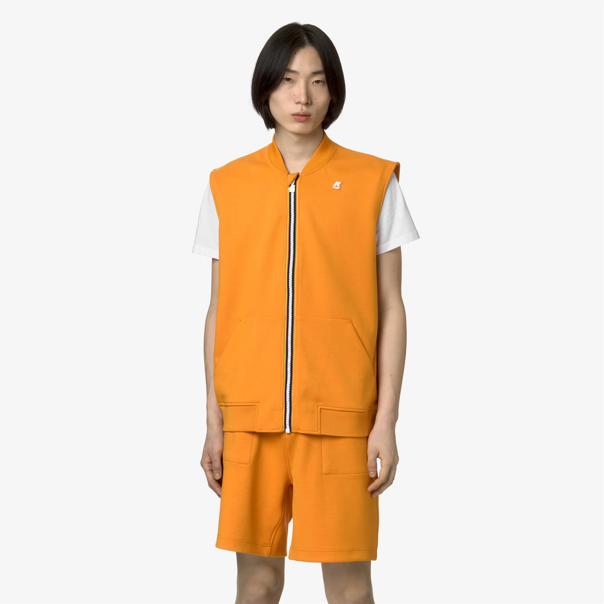 SANDOR LIGHT SPACER - Fleece - Vest - Man - ORANGE MD - Image 3