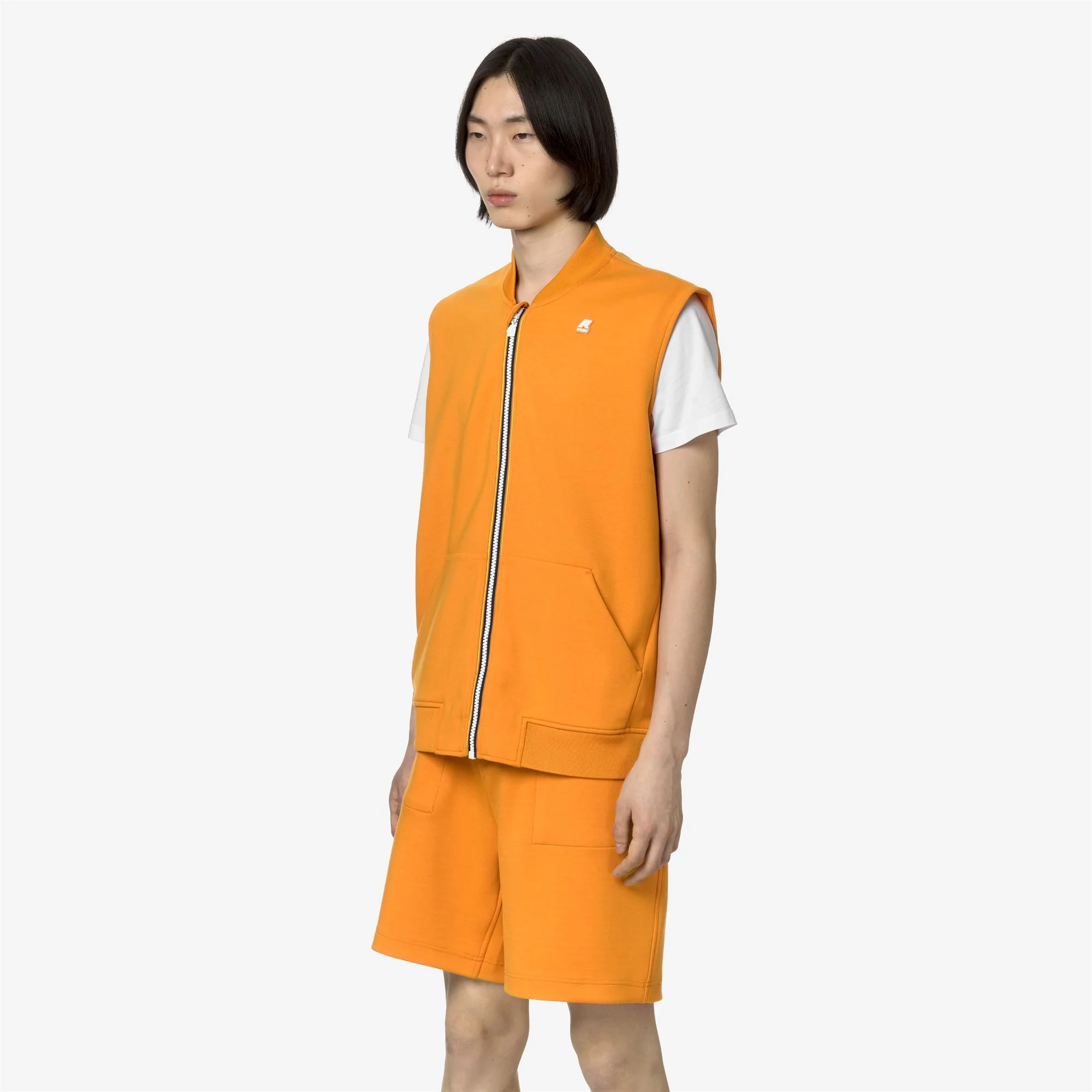SANDOR LIGHT SPACER - Fleece - Vest - Man - ORANGE MD - Image 4