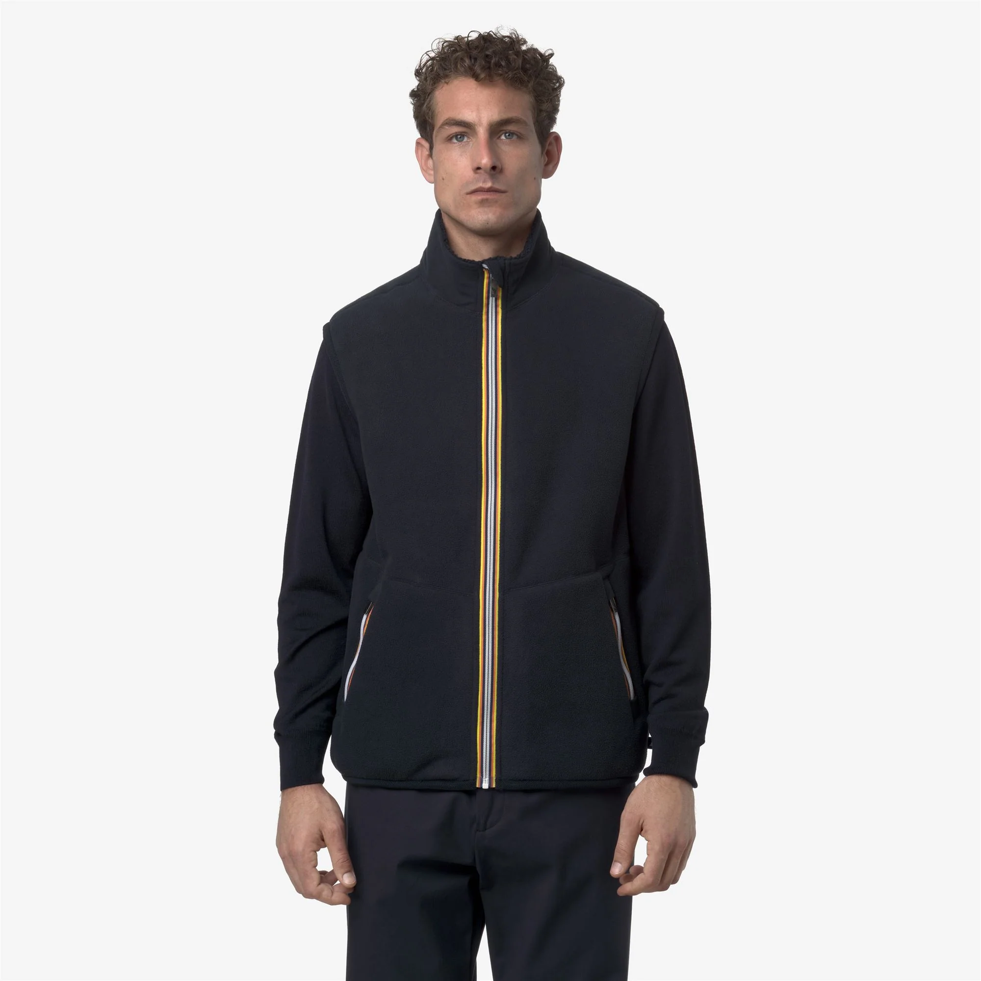 YANNICK SHERPA POLAR REVERSIBLE - Fleece - Vest - Man - BLUE DEPTH-BLUE DEPTH - Image 3