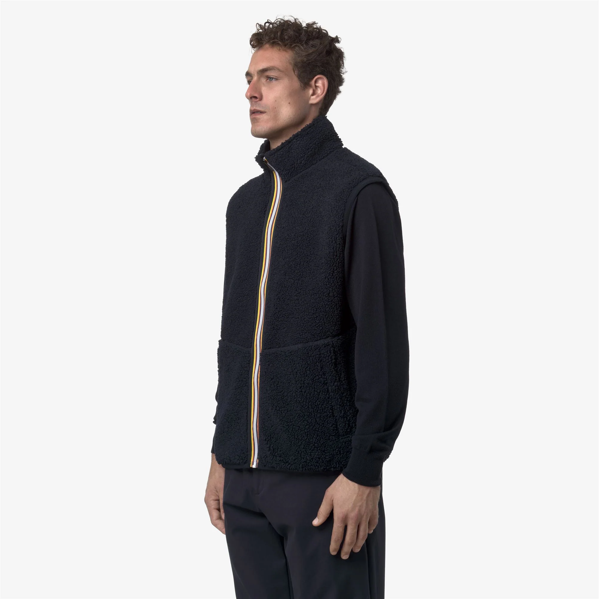 YANNICK SHERPA POLAR REVERSIBLE - Fleece - Vest - Man - BLUE DEPTH-BLUE DEPTH - Image 5