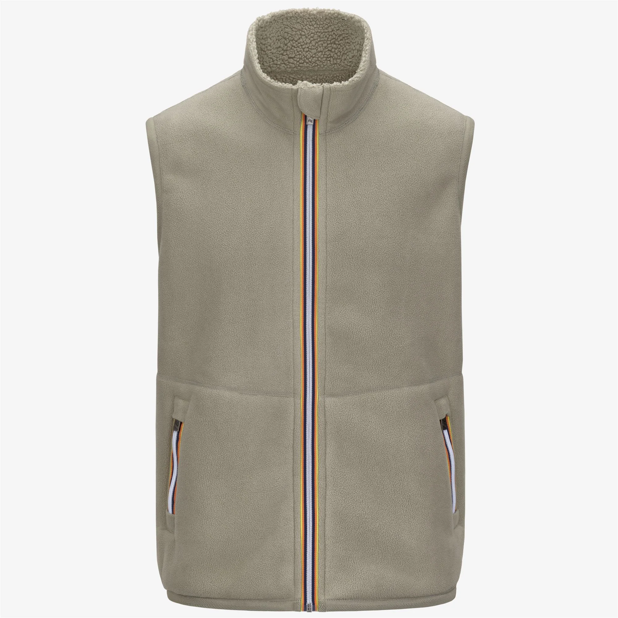 YANNICK SHERPA POLAR REVERSIBLE - Fleece - Vest - Man - GREEN OAK-GREEN OAK - Image 2