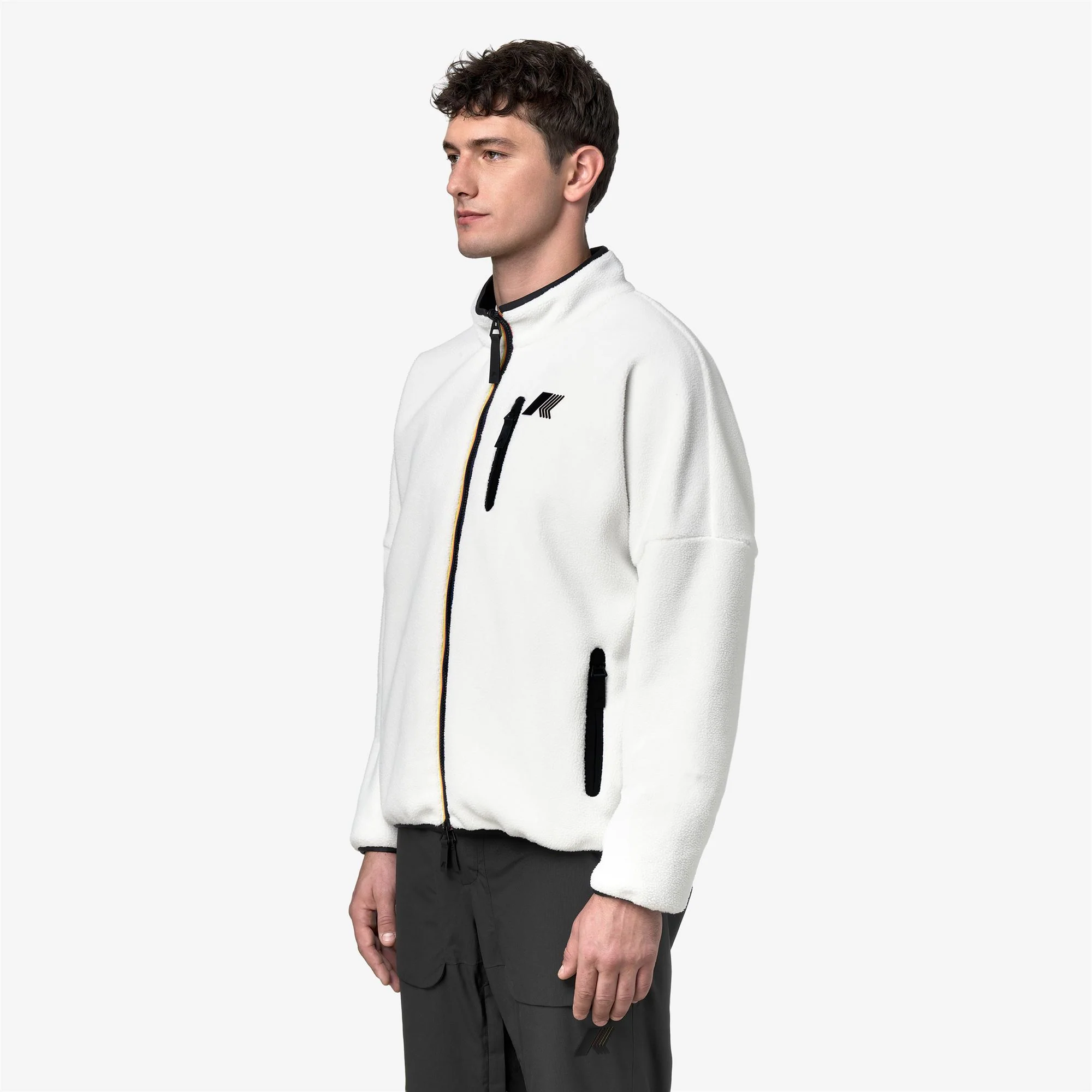 BESSANNE SHERPA - Fleece - Jacket - Unisex - WHITE G-BLACK - Image 5
