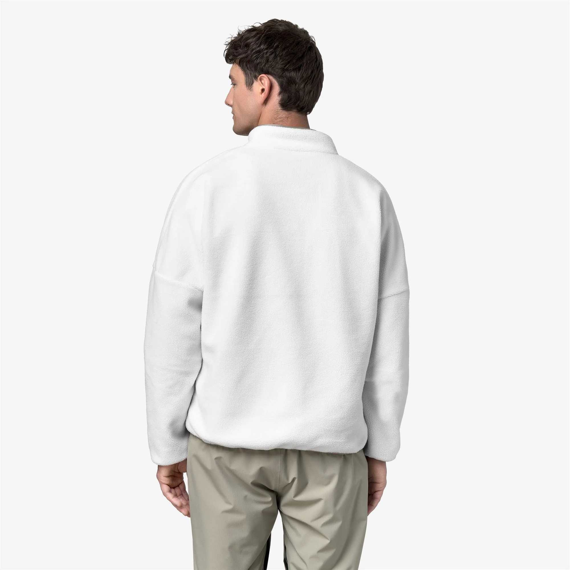 BESSANNE SHERPA - Fleece - Jacket - Unisex - WHITE G-GREEN OAK - Image 6