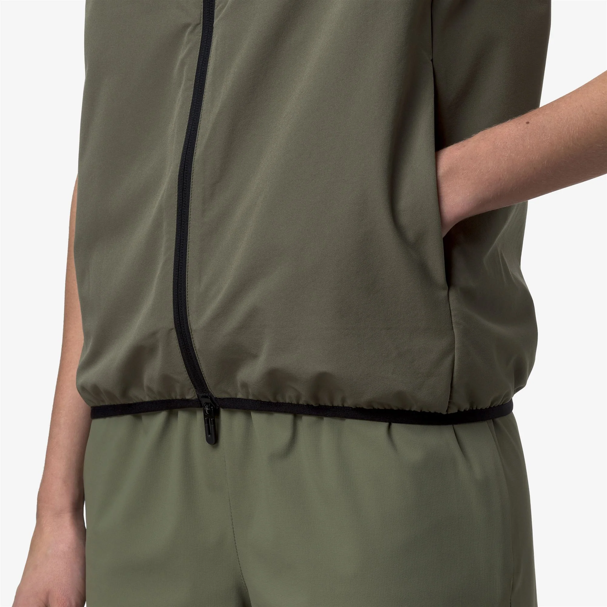 FLANER TRAVEL - Fleece - Vest - Unisex - GREEN LICHEN - Image 3