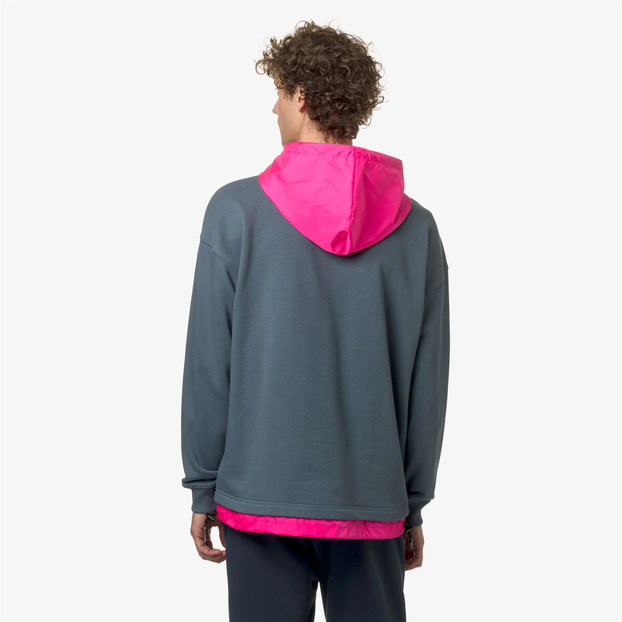 LE VRAI DONATIEN NYLON PC - Fleece - Jumper - Unisex - GREY EVEREST-PINK INTENSE - Image 5