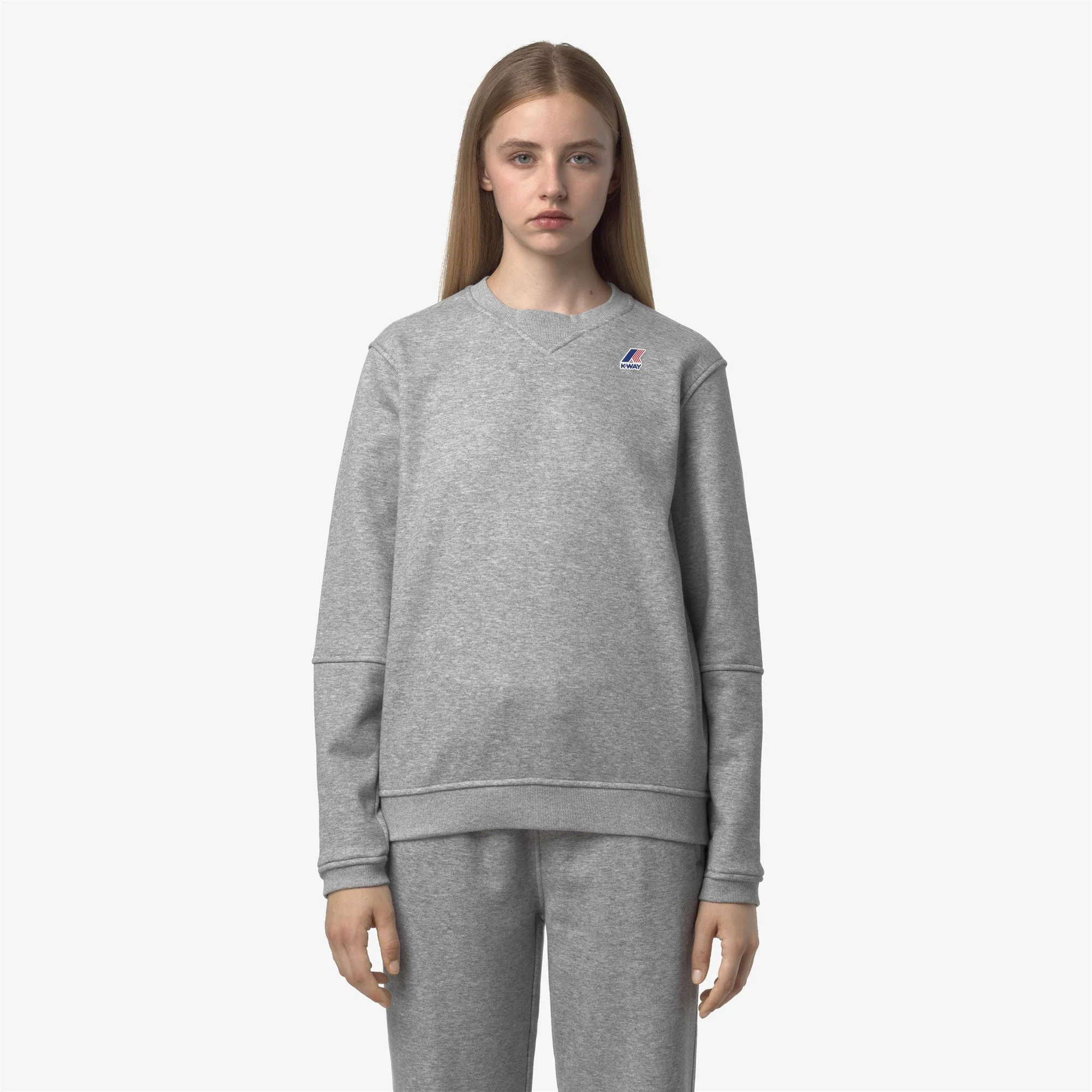 NAEL BRUSHED PC - Fleece - Jumper - Unisex - GREY MELANGE MID - Image 3