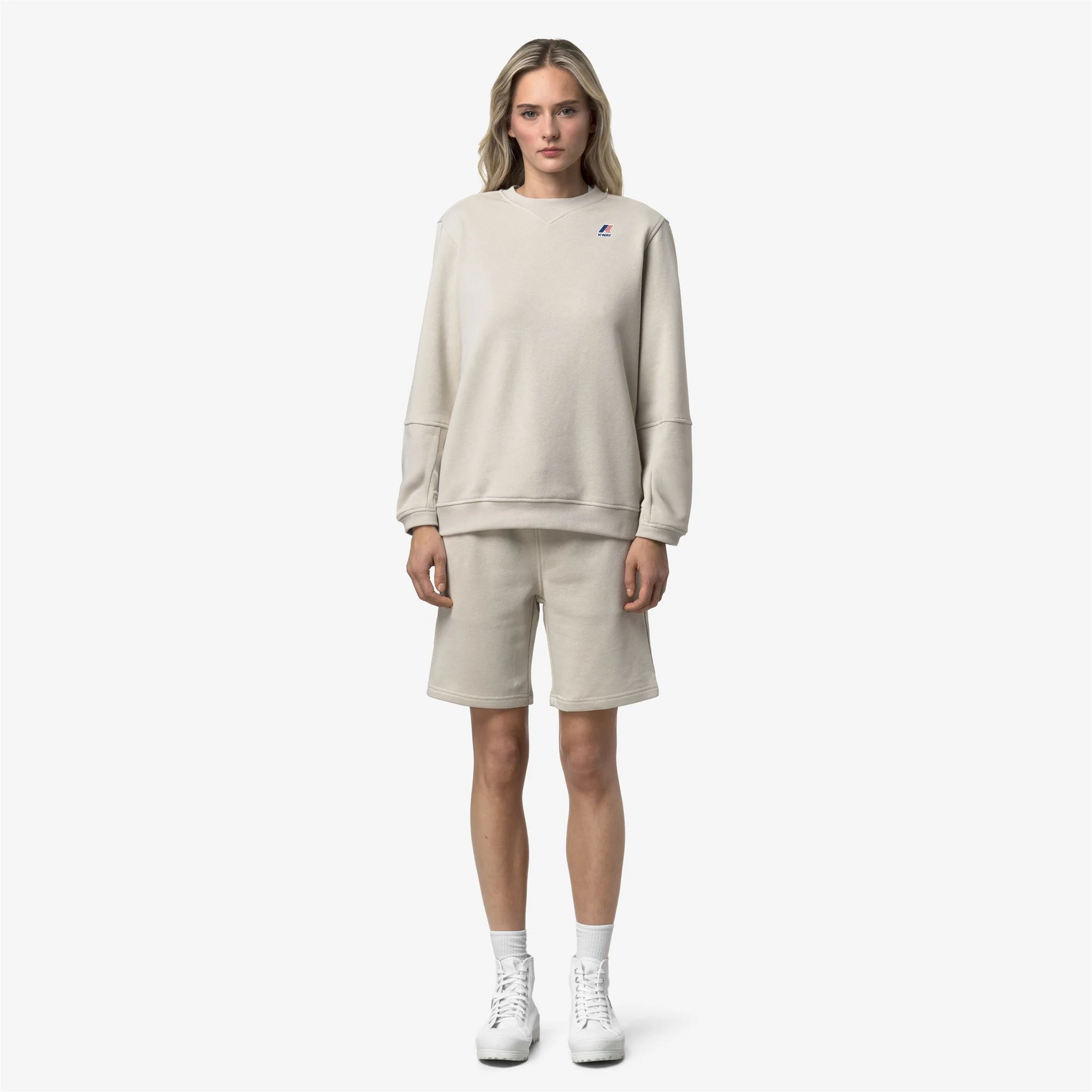NAEL POLY COTTON - Fleece - Jumper - Unisex - BEIGE LT - Image 3