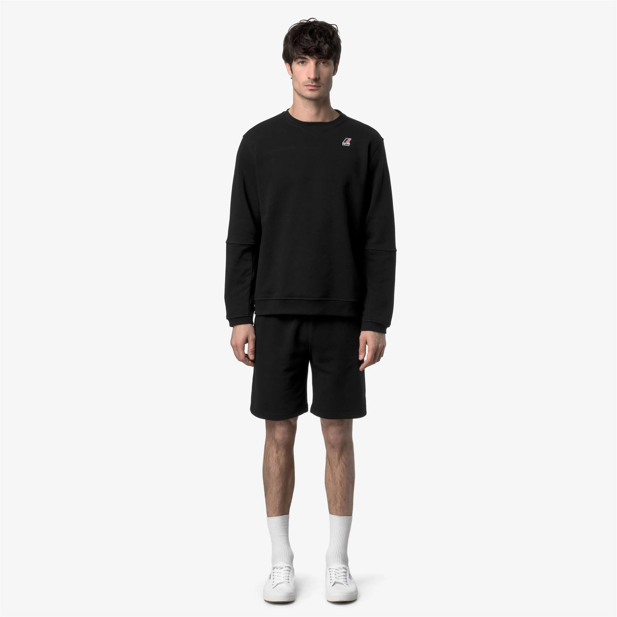 NAEL POLY COTTON - Fleece - Jumper - Unisex - BLACK PURE - Image 3