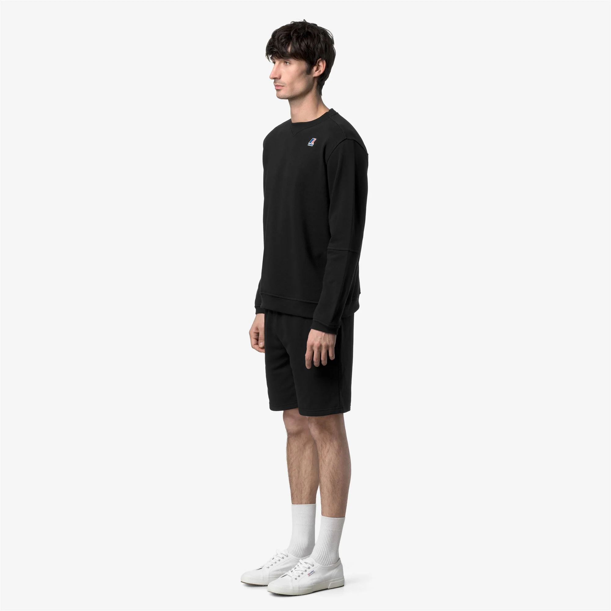 NAEL POLY COTTON - Fleece - Jumper - Unisex - BLACK PURE - Image 4