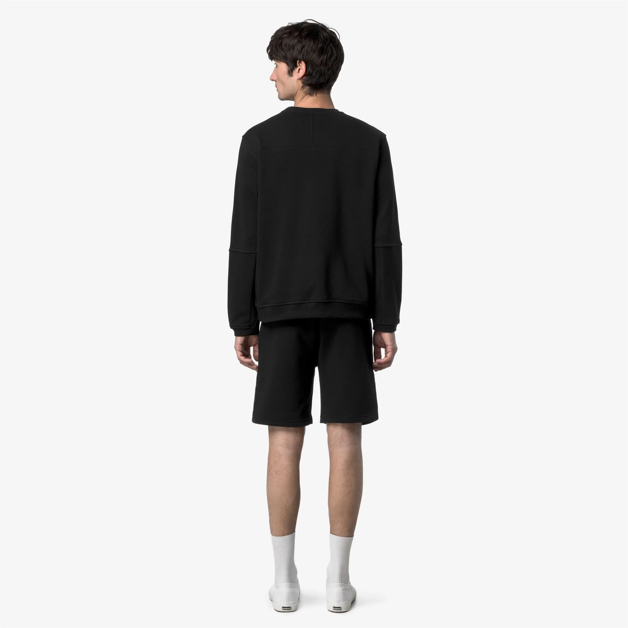 NAEL POLY COTTON - Fleece - Jumper - Unisex - BLACK PURE - Image 5