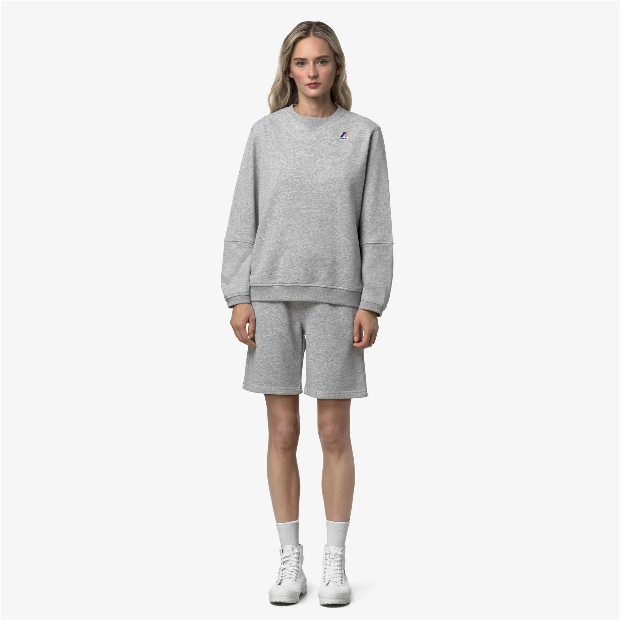 NAEL POLY COTTON - Fleece - Jumper - Unisex - GREY MEL - Image 3