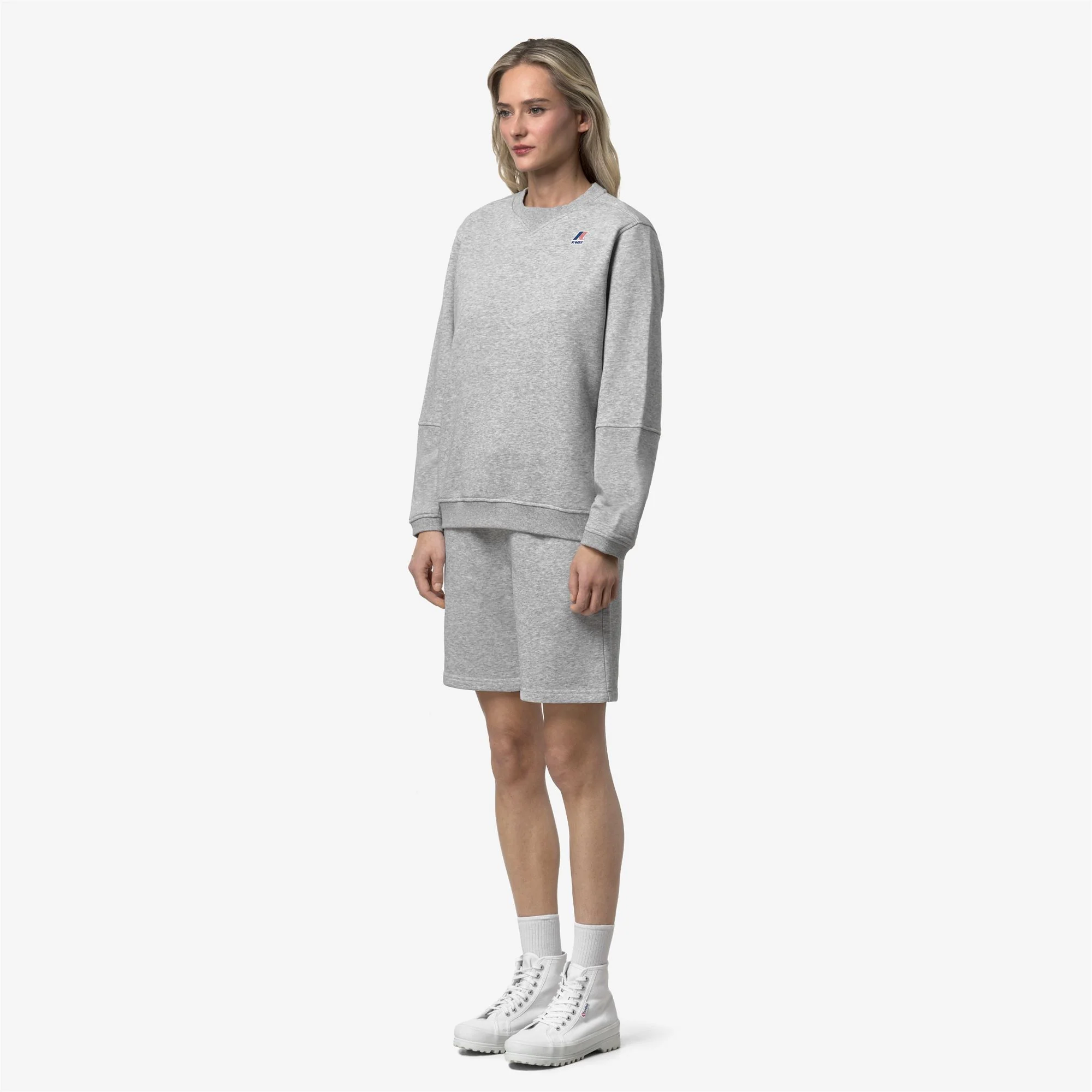 NAEL POLY COTTON - Fleece - Jumper - Unisex - GREY MEL - Image 4