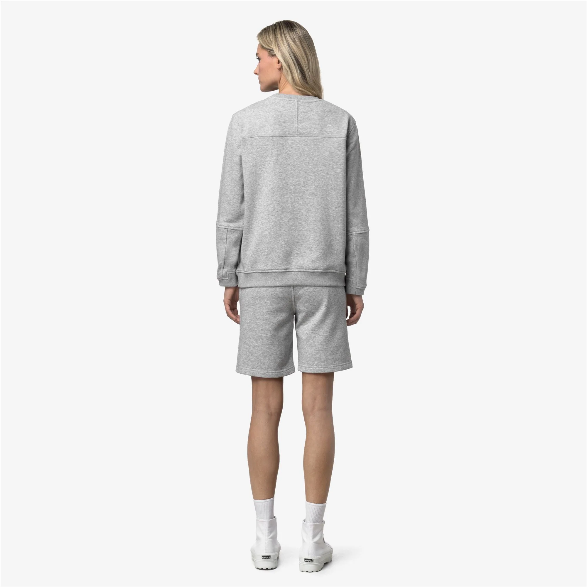 NAEL POLY COTTON - Fleece - Jumper - Unisex - GREY MEL - Image 5