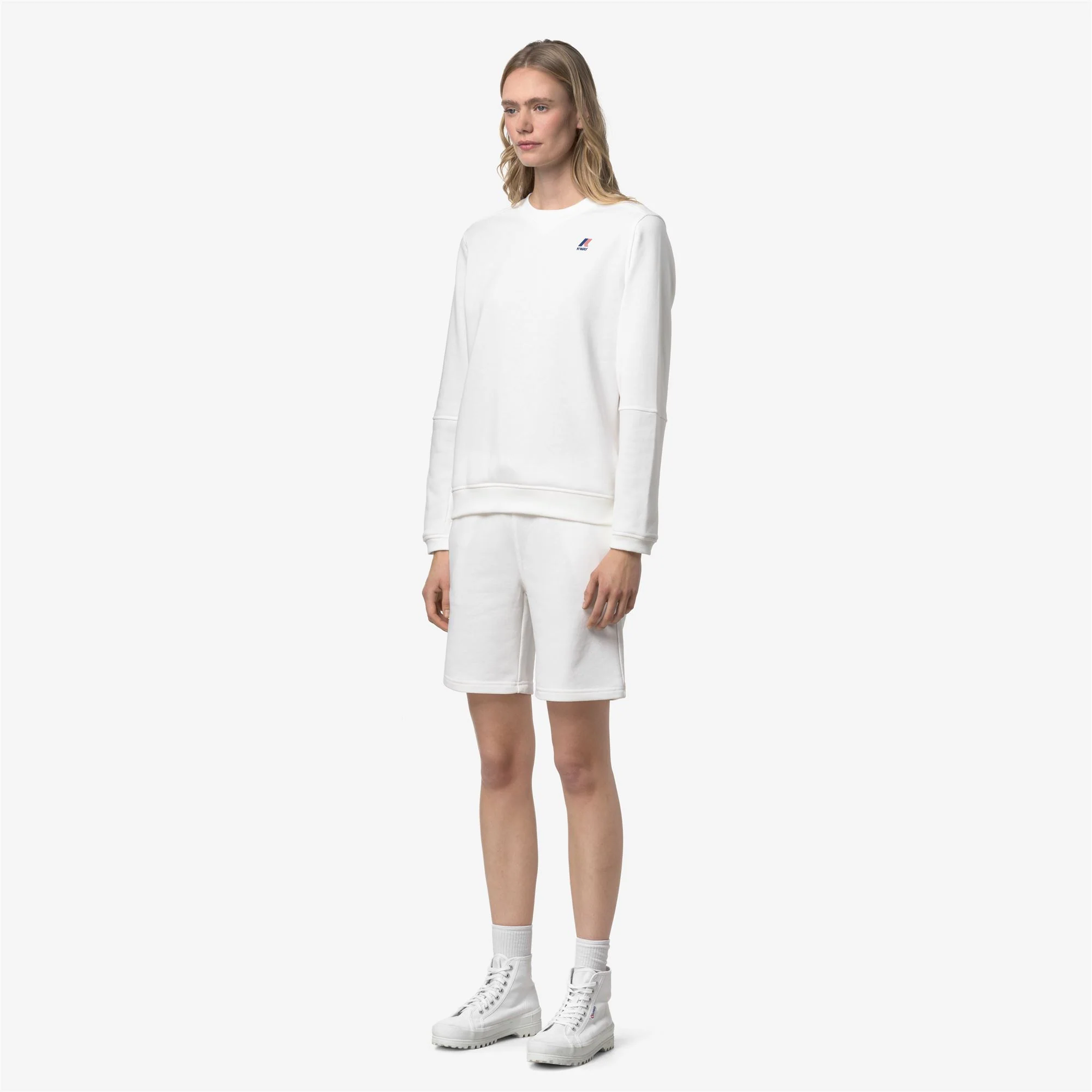 NAEL POLY COTTON - Fleece - Jumper - Unisex - WHITE - Image 4