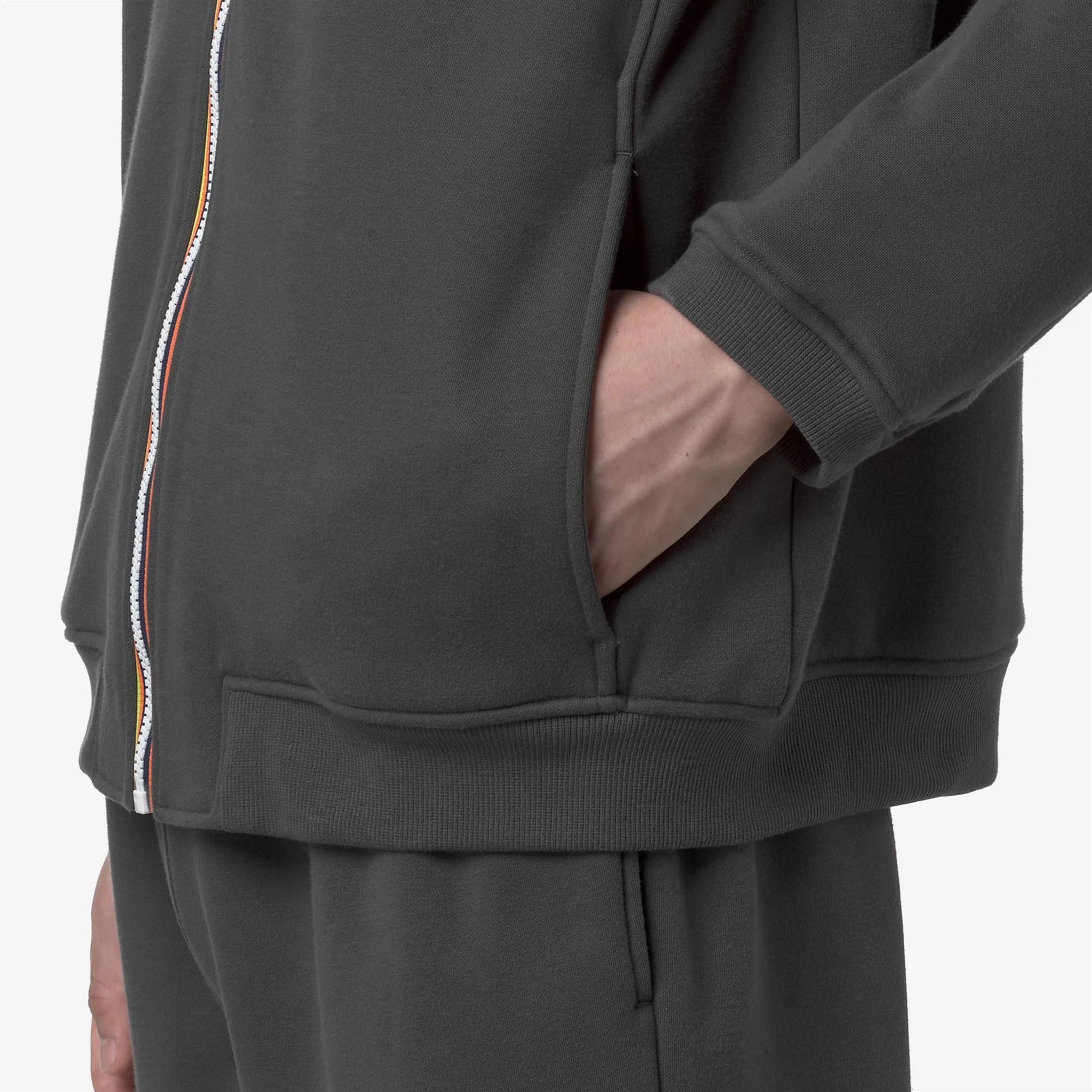 PEPIN BRUSHED PC - Fleece - Jacket - Unisex - GREY SHADOW DK - Image 2