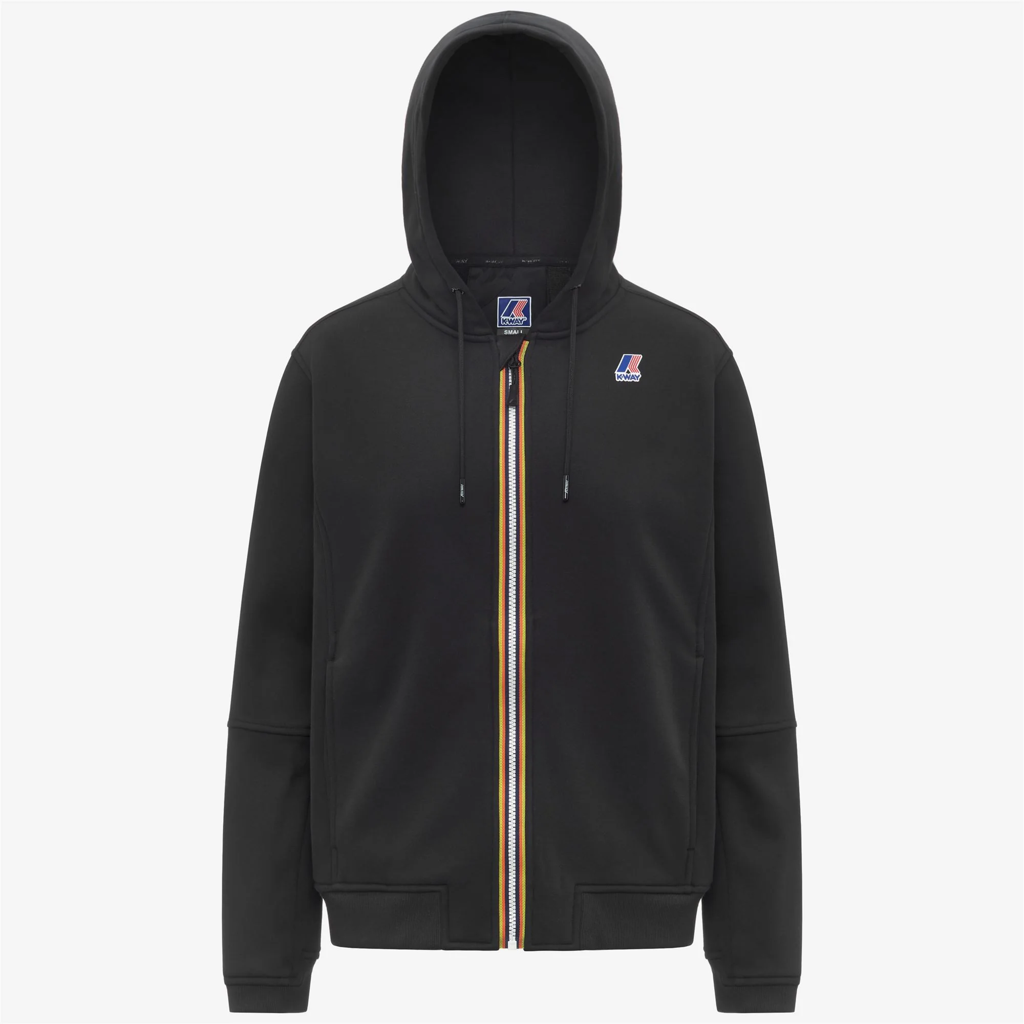 PROSPER BRUSHED PC - Fleece - Hoodie Full Zip - Unisex - BLACK PURE