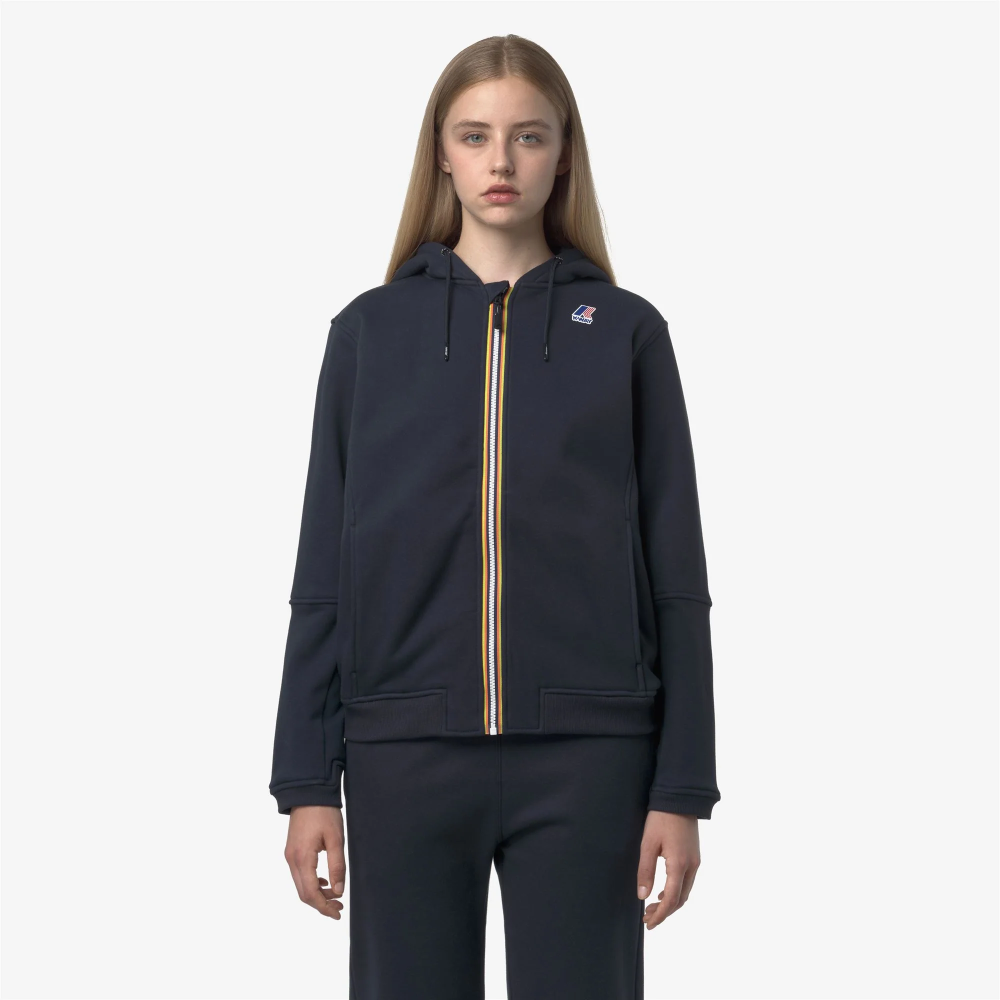 PROSPER BRUSHED PC - Fleece - Hoodie Full Zip - Unisex - BLUE DEPTH - Image 3