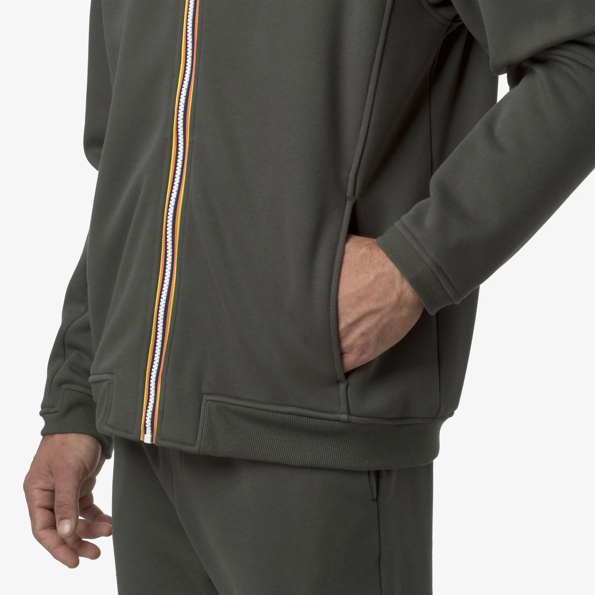PROSPER BRUSHED PC - Fleece - Hoodie Full Zip - Unisex - GREEN BLACKISH - Image 2