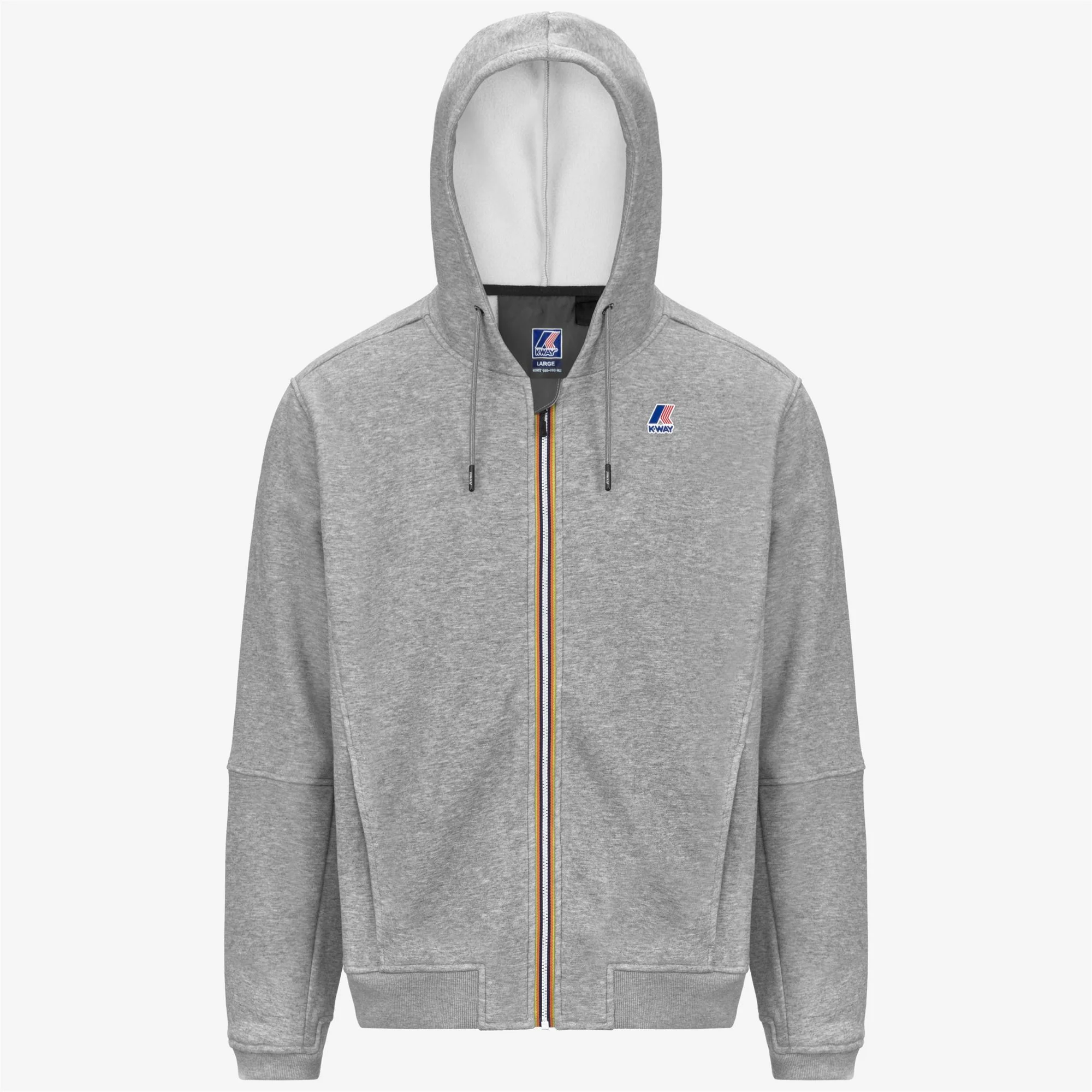 PROSPER BRUSHED PC - Fleece - Hoodie Full Zip - Unisex - GREY MELANGE MID