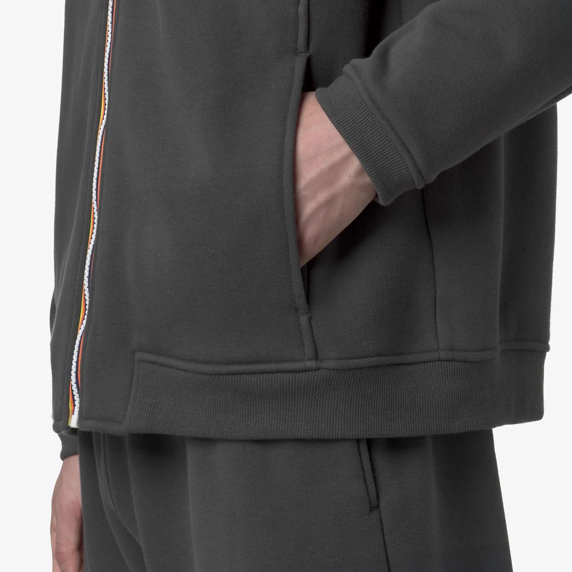 PROSPER BRUSHED PC - Fleece - Hoodie Full Zip - Unisex - GREY SHADOW DK - Image 2