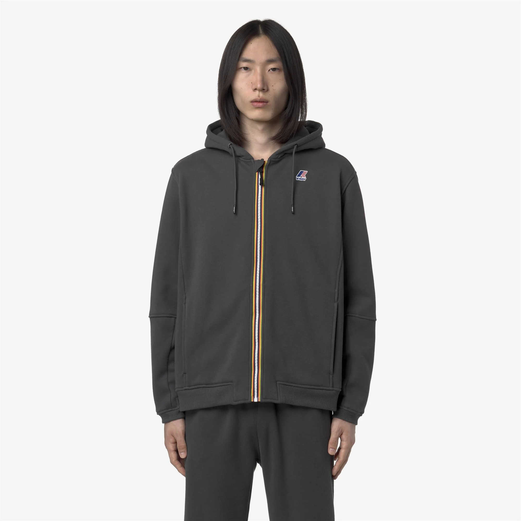 PROSPER BRUSHED PC - Fleece - Hoodie Full Zip - Unisex - GREY SHADOW DK - Image 3