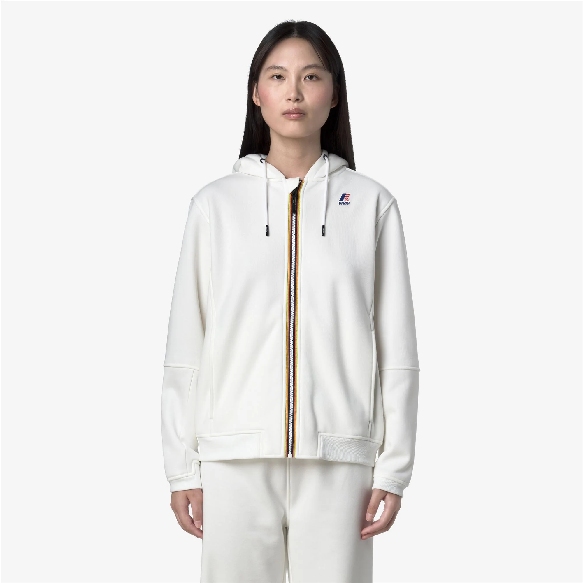 PROSPER BRUSHED PC - Fleece - Hoodie Full Zip - Unisex - WHITE GARDENIA - Image 3