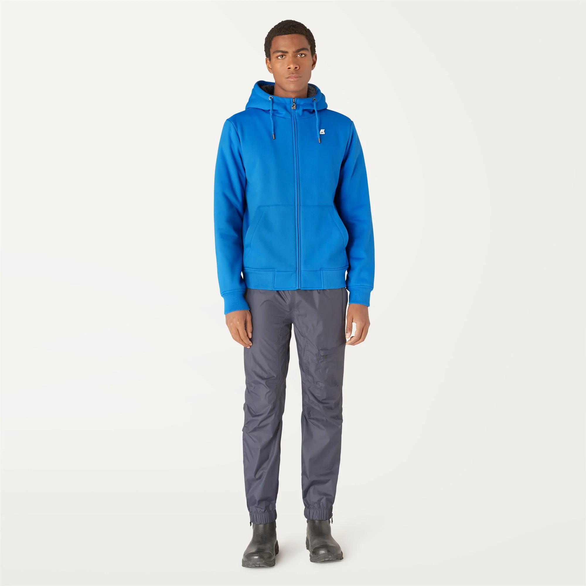 QUENTIN ORSETTO FLEECE - Fleece - Jacket - Unisex - BLUE F-GREY A - Image 3