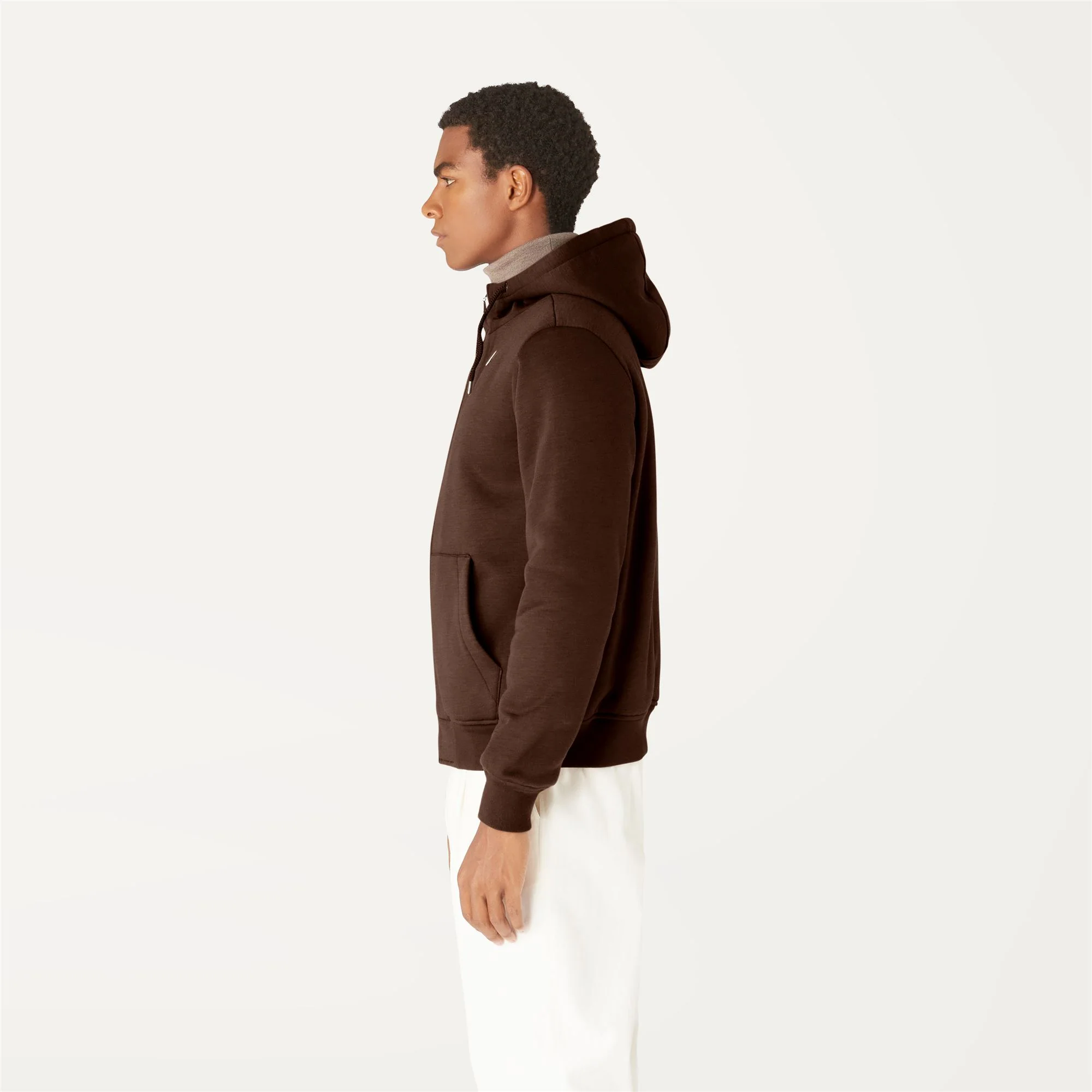 QUENTIN ORSETTO FLEECE - Fleece - Jacket - Unisex - BROWN M-BLACK - Image 4