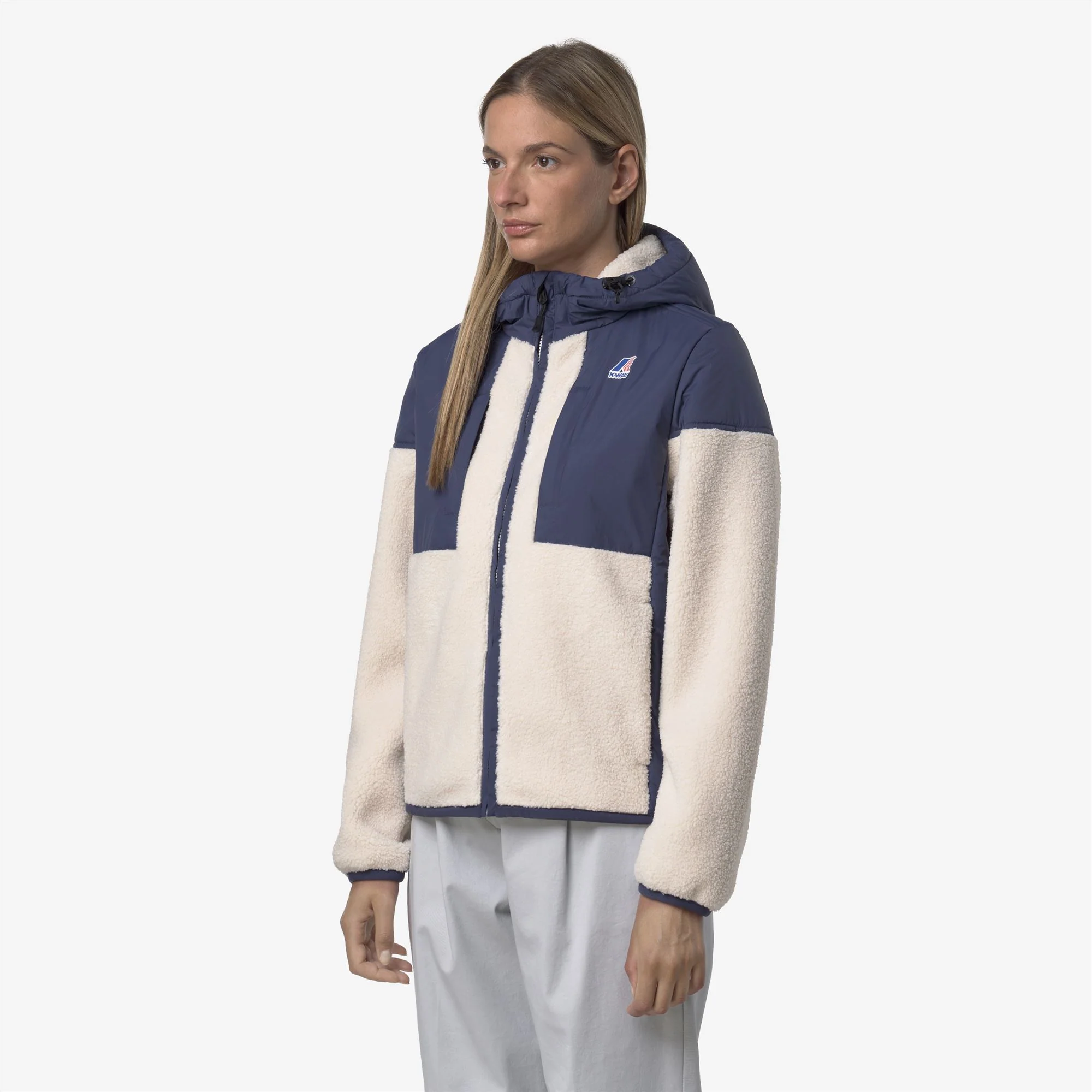 SAMSON 4.0 ORSETTO - Fleece - Hoodie Full Zip - Unisex - BLUE DEEP COBALT-ECRU - Image 4