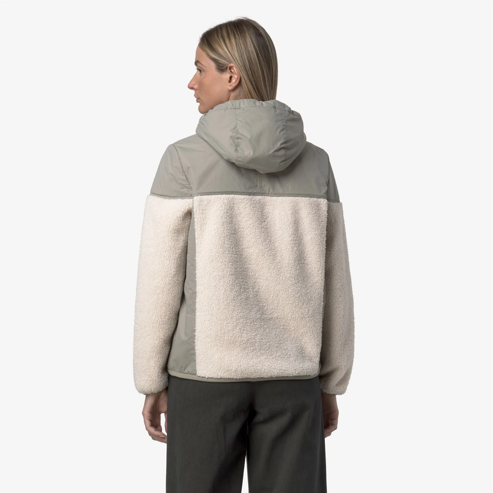 SAMSON 4.0 ORSETTO - Fleece - Hoodie Full Zip - Unisex - GREEN OAK-ECRU - Image 5