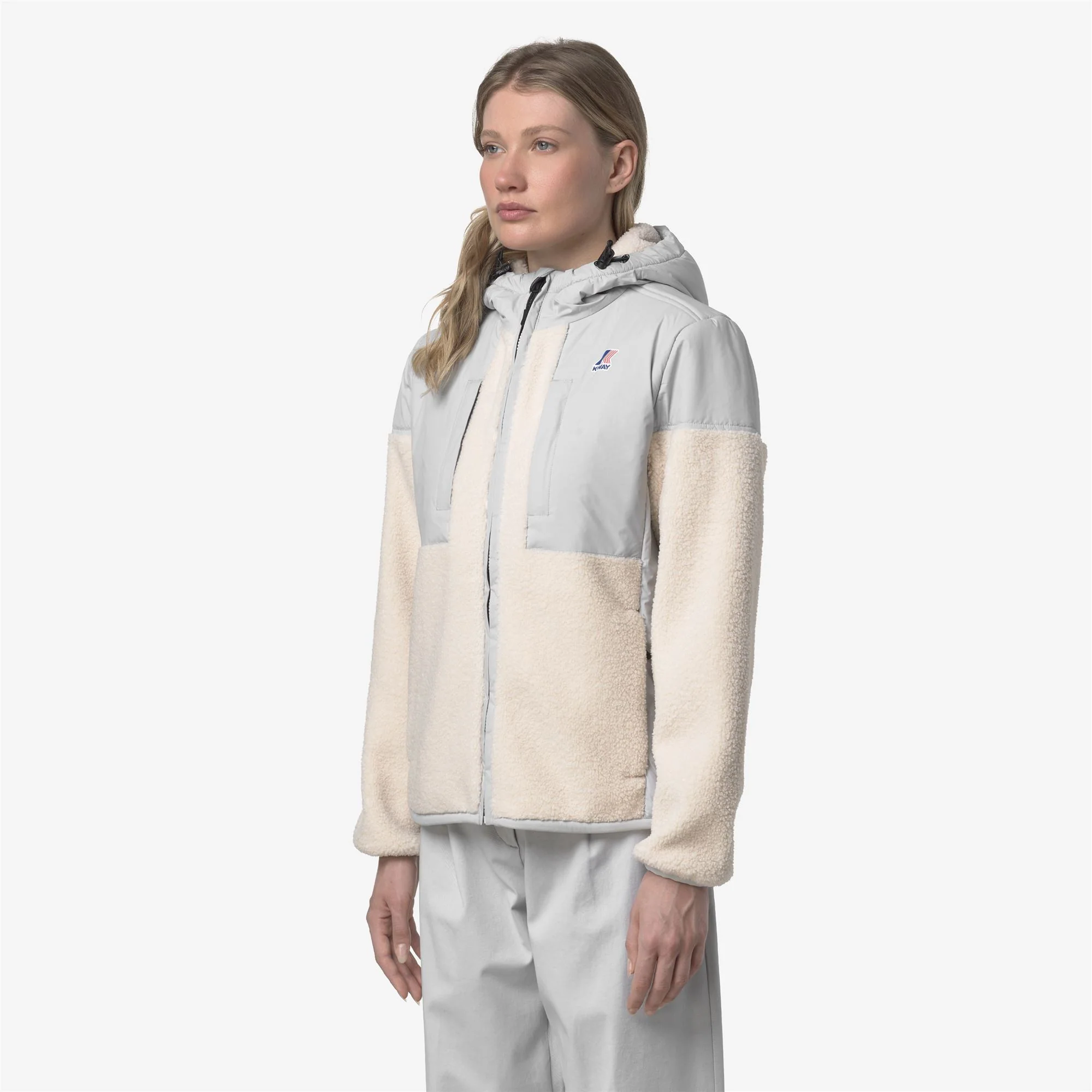 SAMSON 4.0 ORSETTO - Fleece - Hoodie Full Zip - Unisex - GREY-ECRU - Image 4
