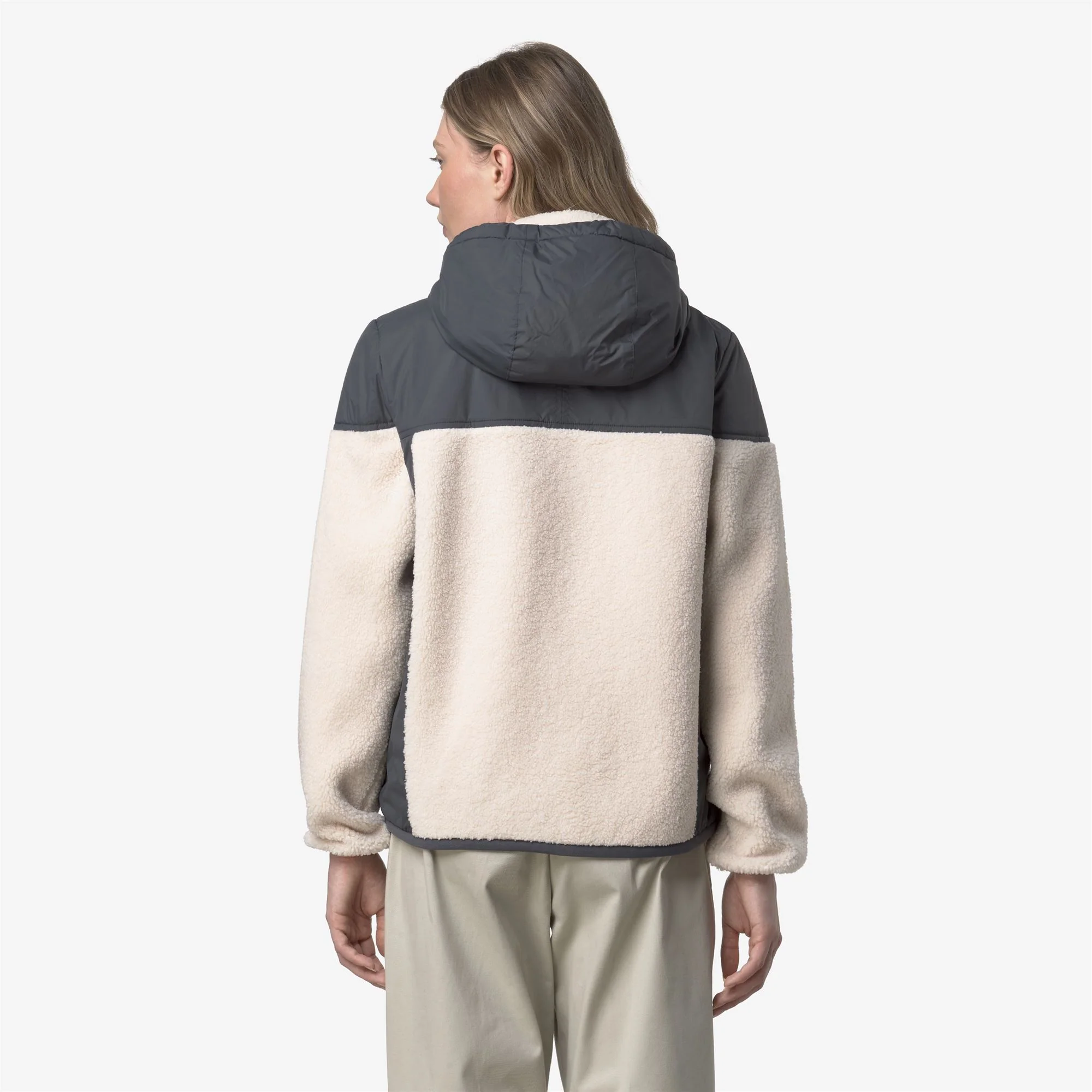 SAMSON 4.0 ORSETTO - Fleece - Hoodie Full Zip - Unisex - GREY SHADOW DK-ECRU - Image 5