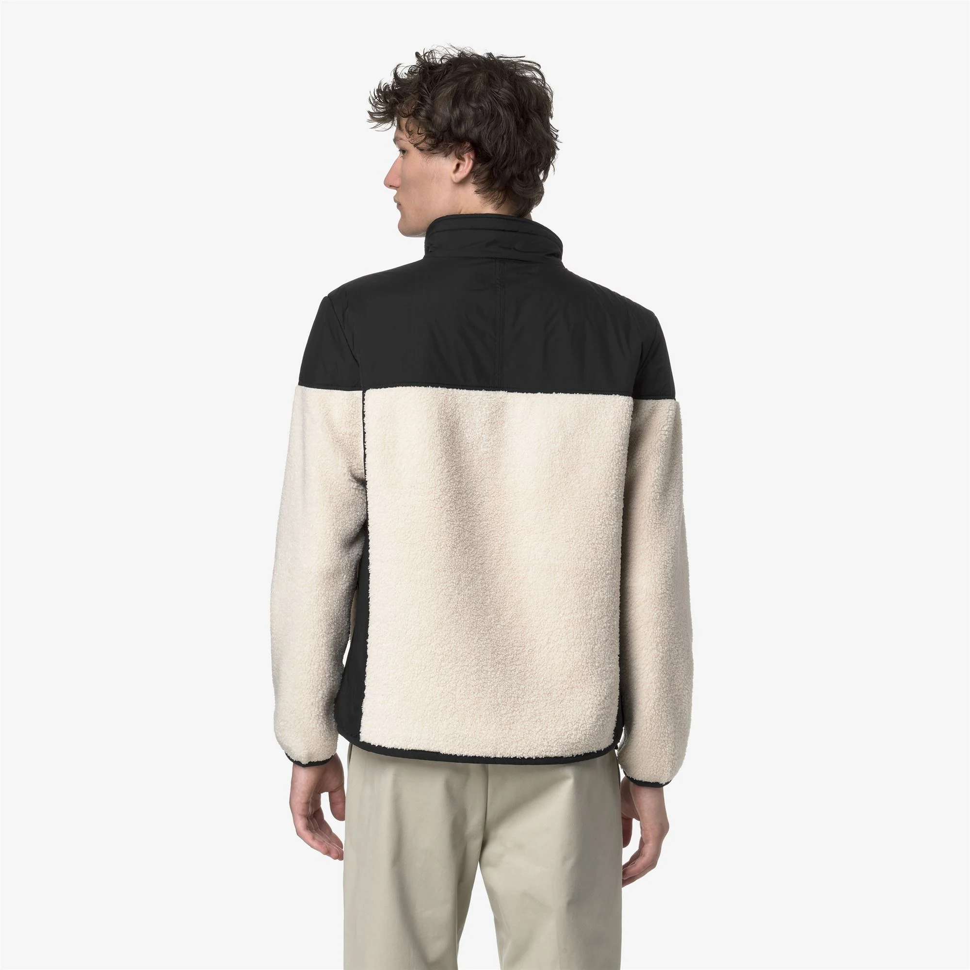 SIXTE 4.0 ORSETTO - Fleece - Full Zip - Unisex - BLACK PURE-ECRU - Image 5