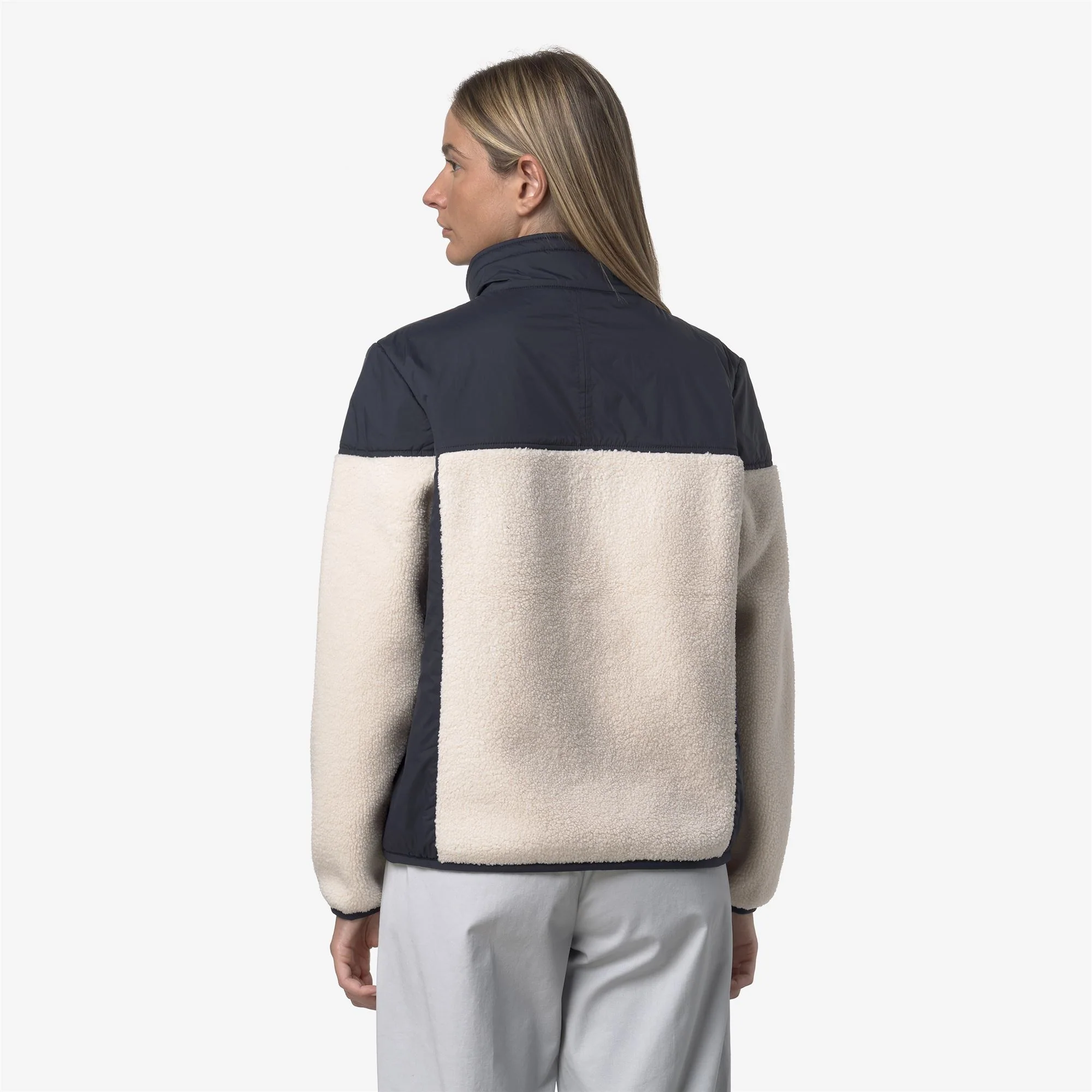 SIXTE 4.0 ORSETTO - Fleece - Full Zip - Unisex - BLUE DEPTH-ECRU - Image 5