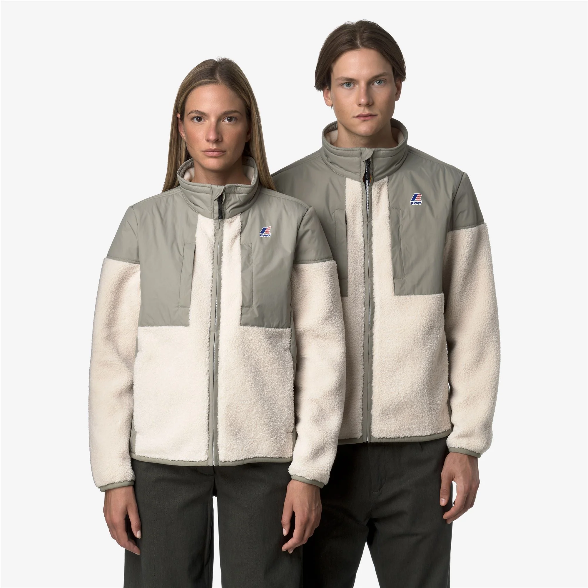 SIXTE 4.0 ORSETTO - Fleece - Full Zip - Unisex - GREEN OAK-ECRU - Image 2