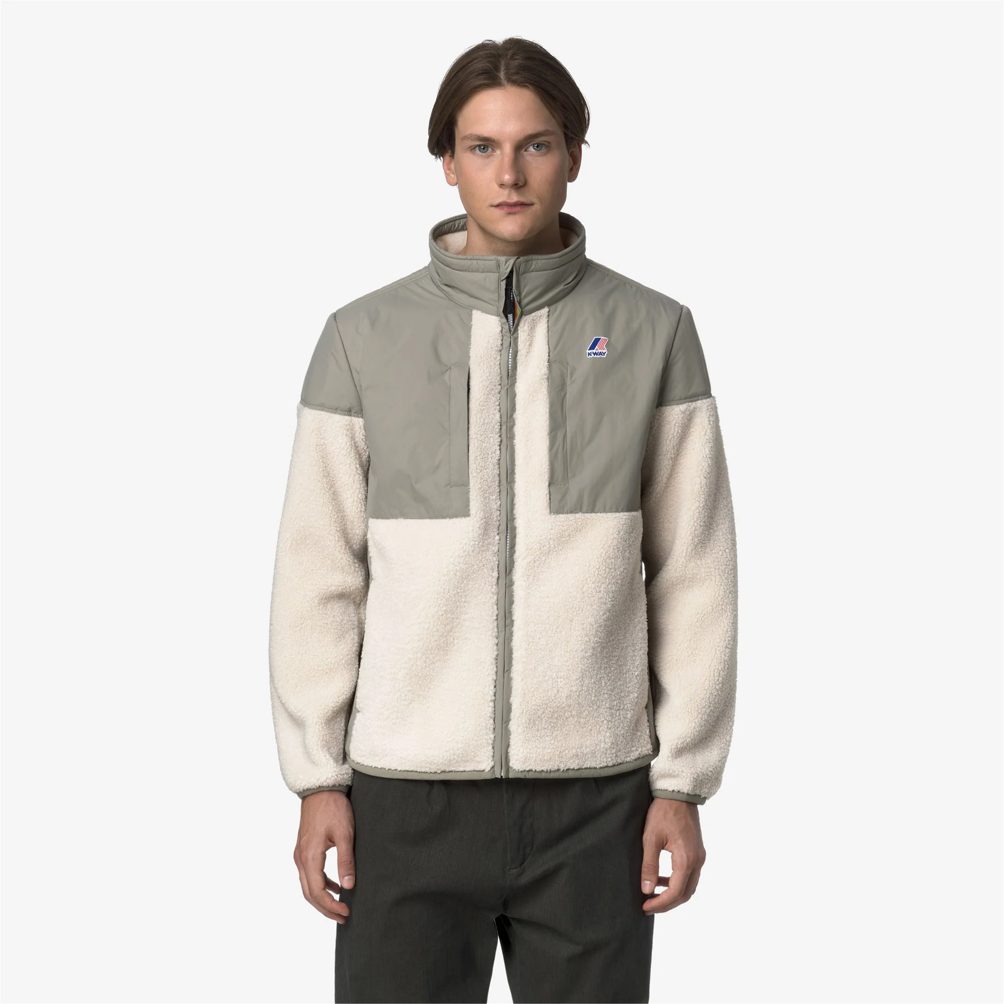 SIXTE 4.0 ORSETTO - Fleece - Full Zip - Unisex - GREEN OAK-ECRU - Image 3