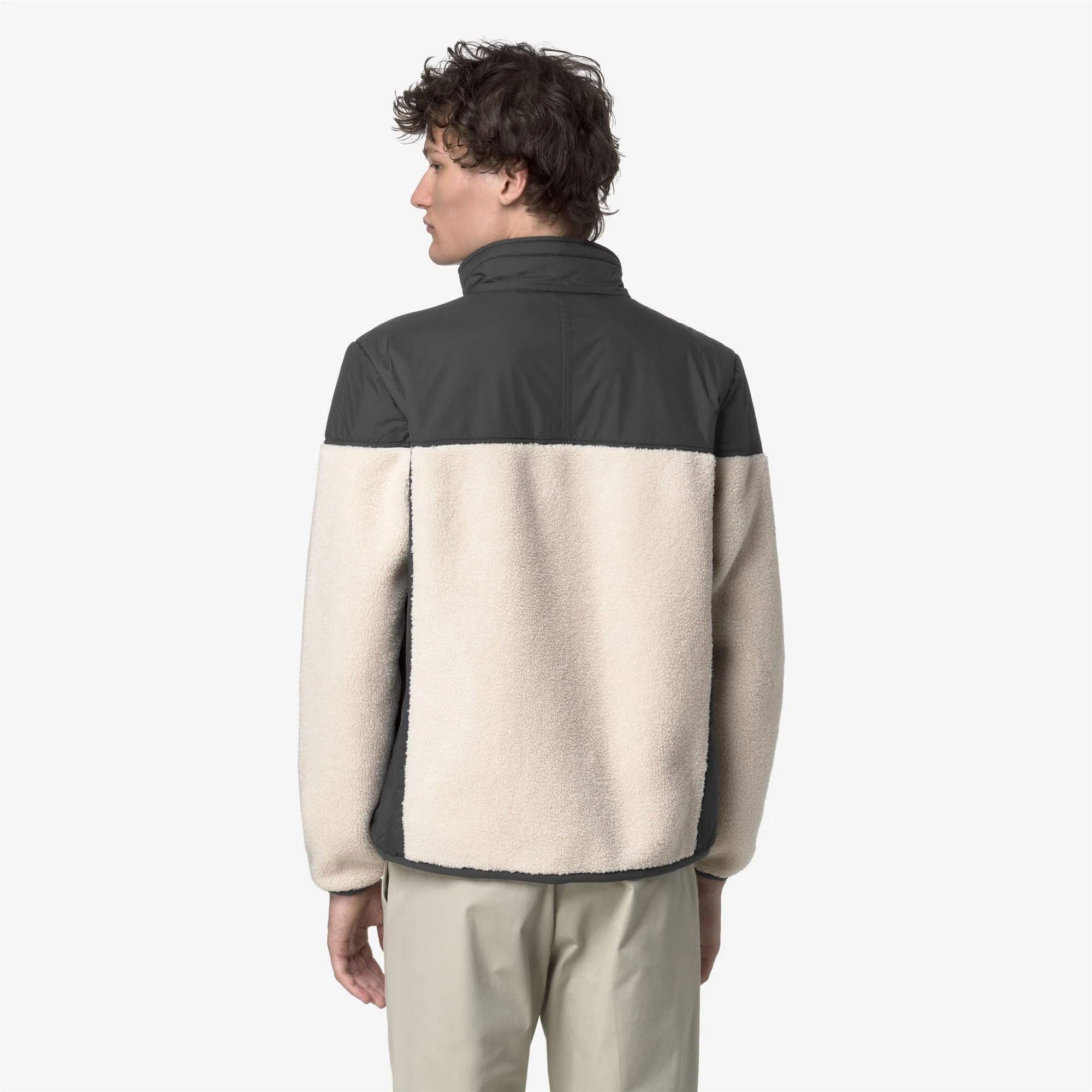 SIXTE 4.0 ORSETTO - Fleece - Full Zip - Unisex - GREY SHADOW DK-ECRU - Image 5