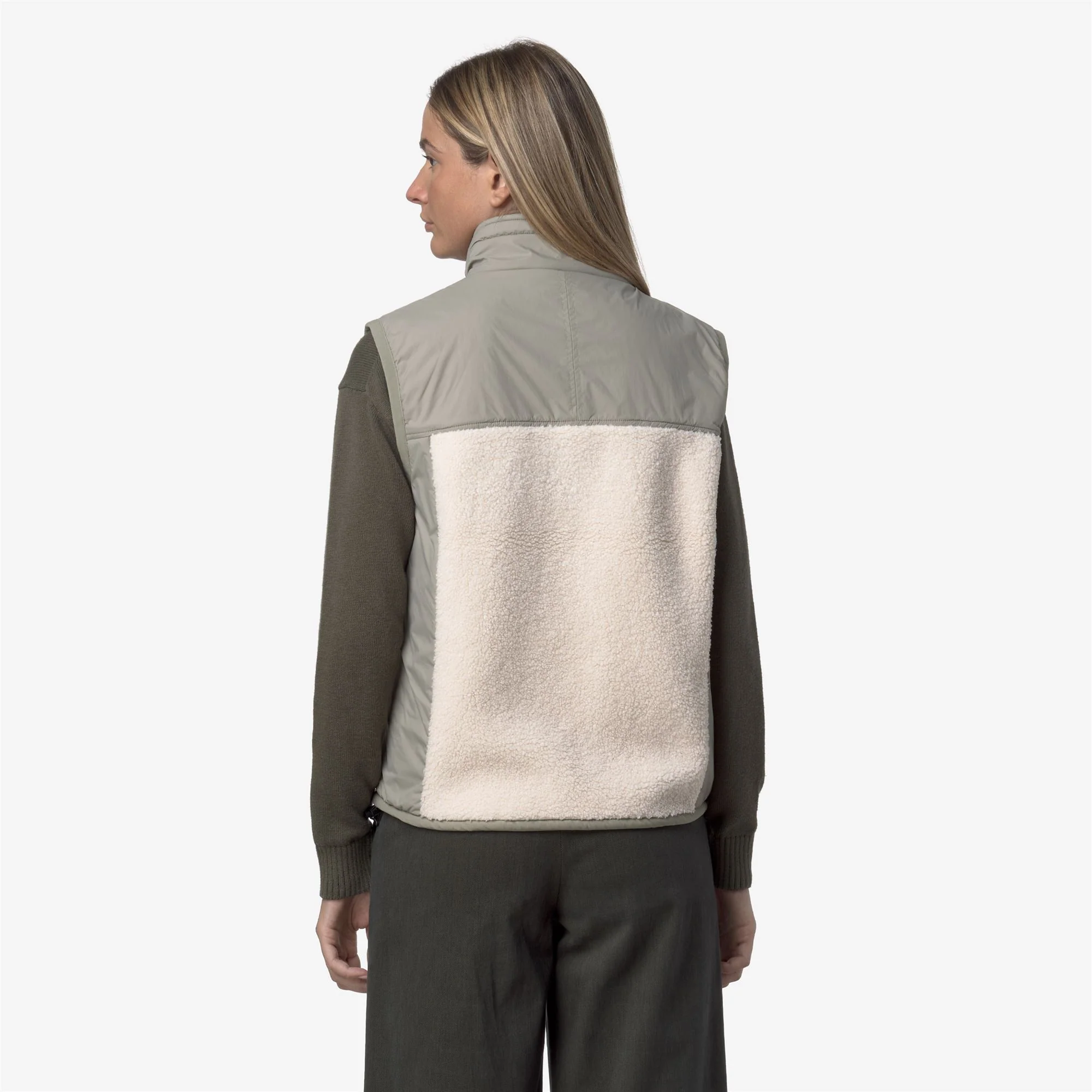 VITAL 4.0 ORSETTO - Fleece - Vest - Unisex - GREEN OAK-ECRU - Image 5