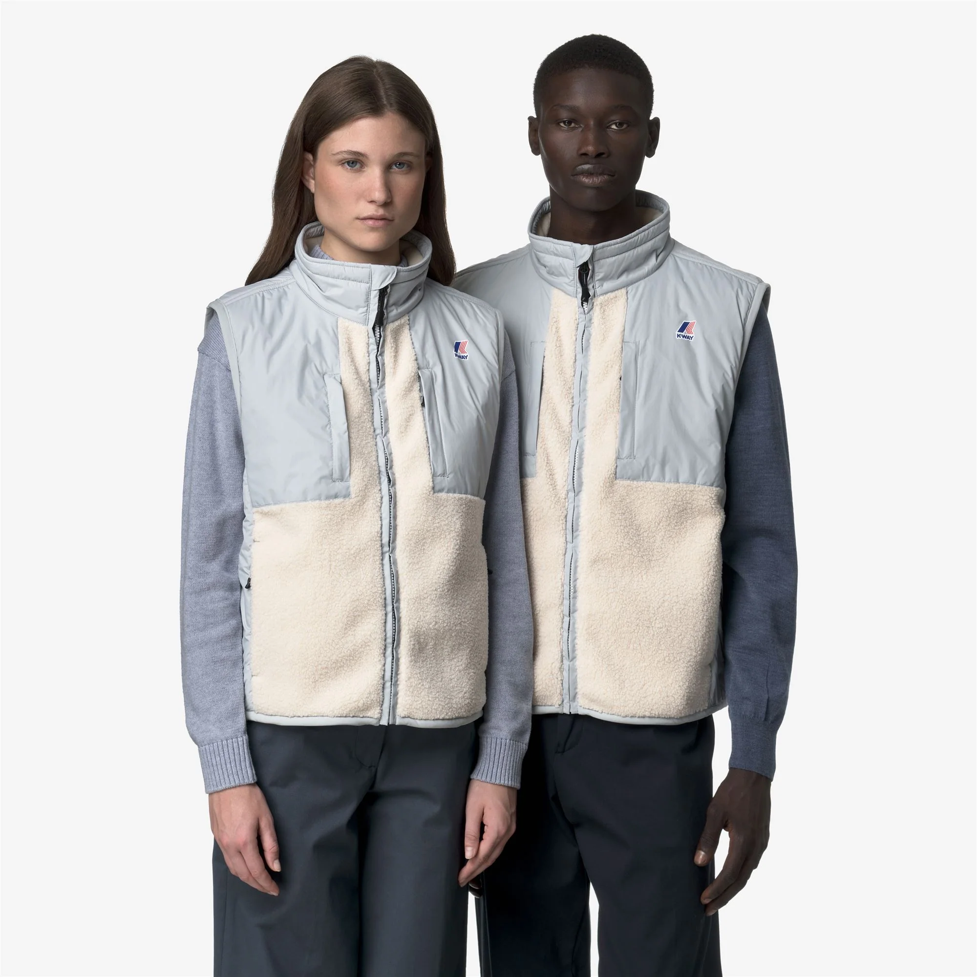 VITAL 4.0 ORSETTO - Fleece - Vest - Unisex - GREY-ECRU - Image 2