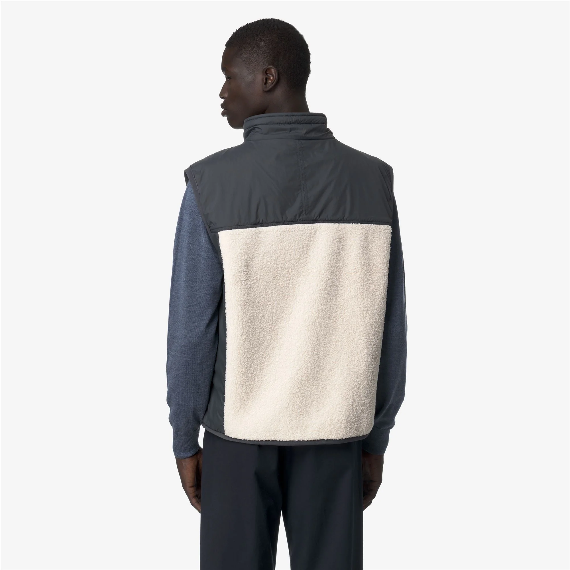 VITAL 4.0 ORSETTO - Fleece - Vest - Unisex - GREY SHADOW DK-ECRU - Image 5